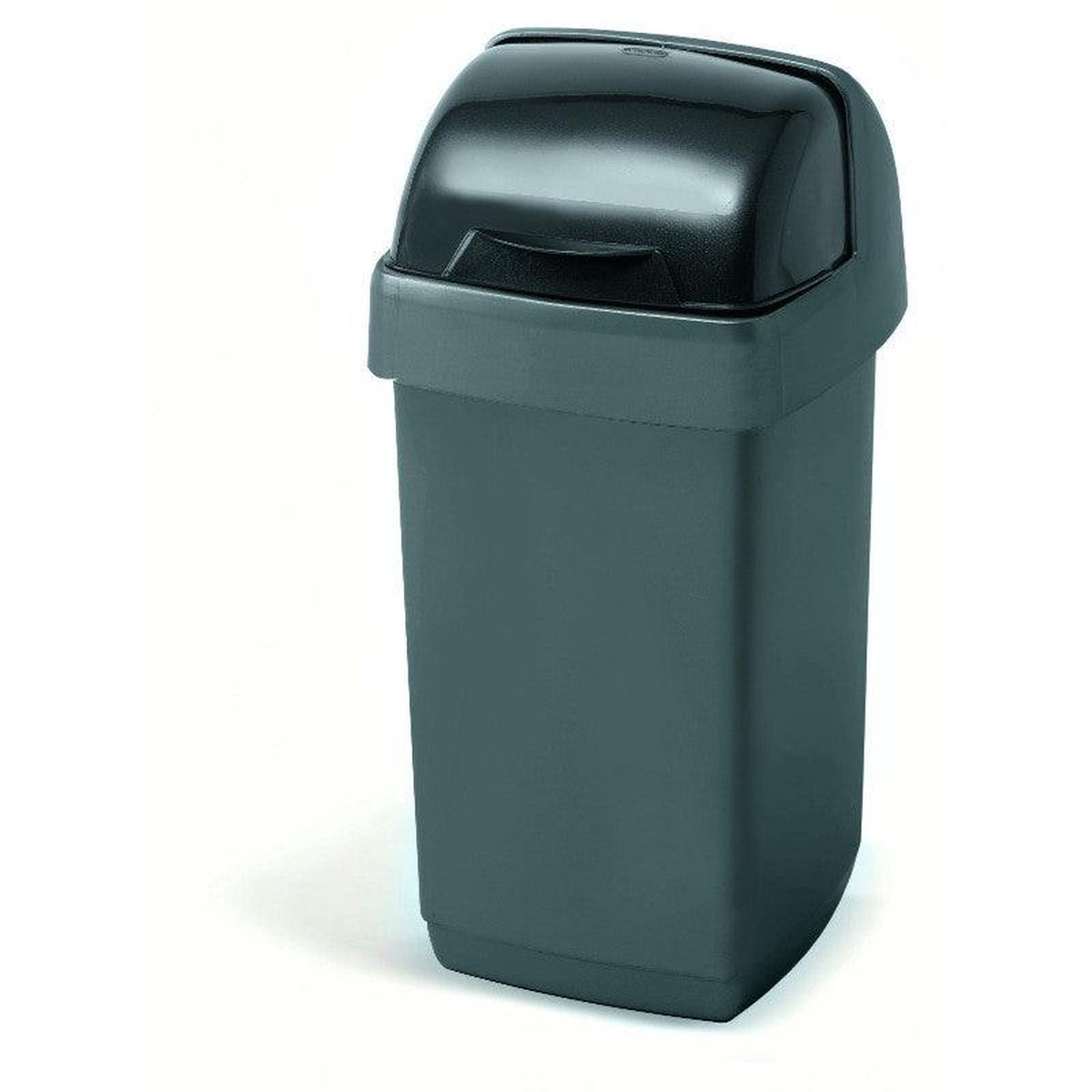 Addis 10 Litre Roll Top Kitchen Bin - Metallic