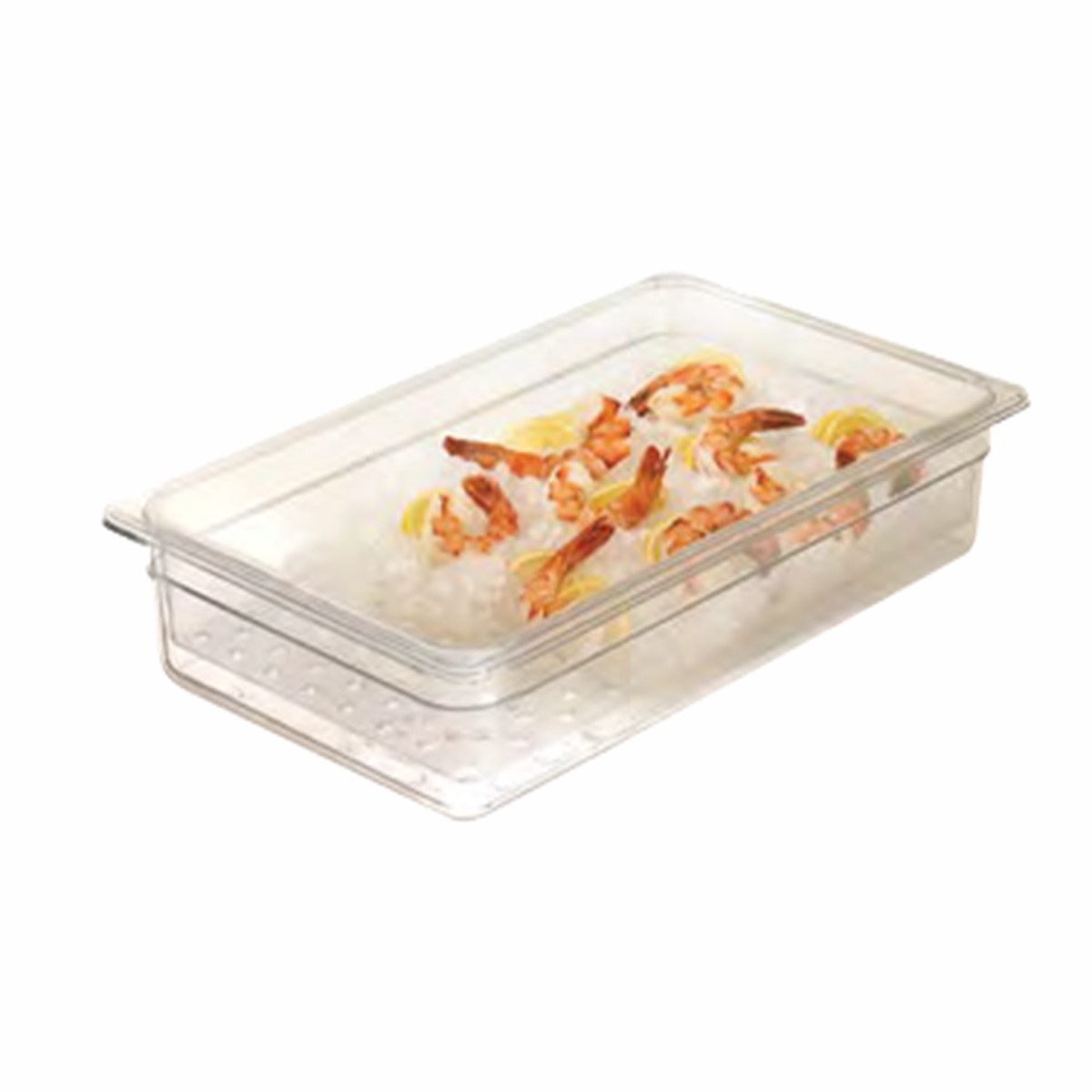 Cambro 65CLRCW135 Camwear Colander 1/6 x 5" Plastic Clear
