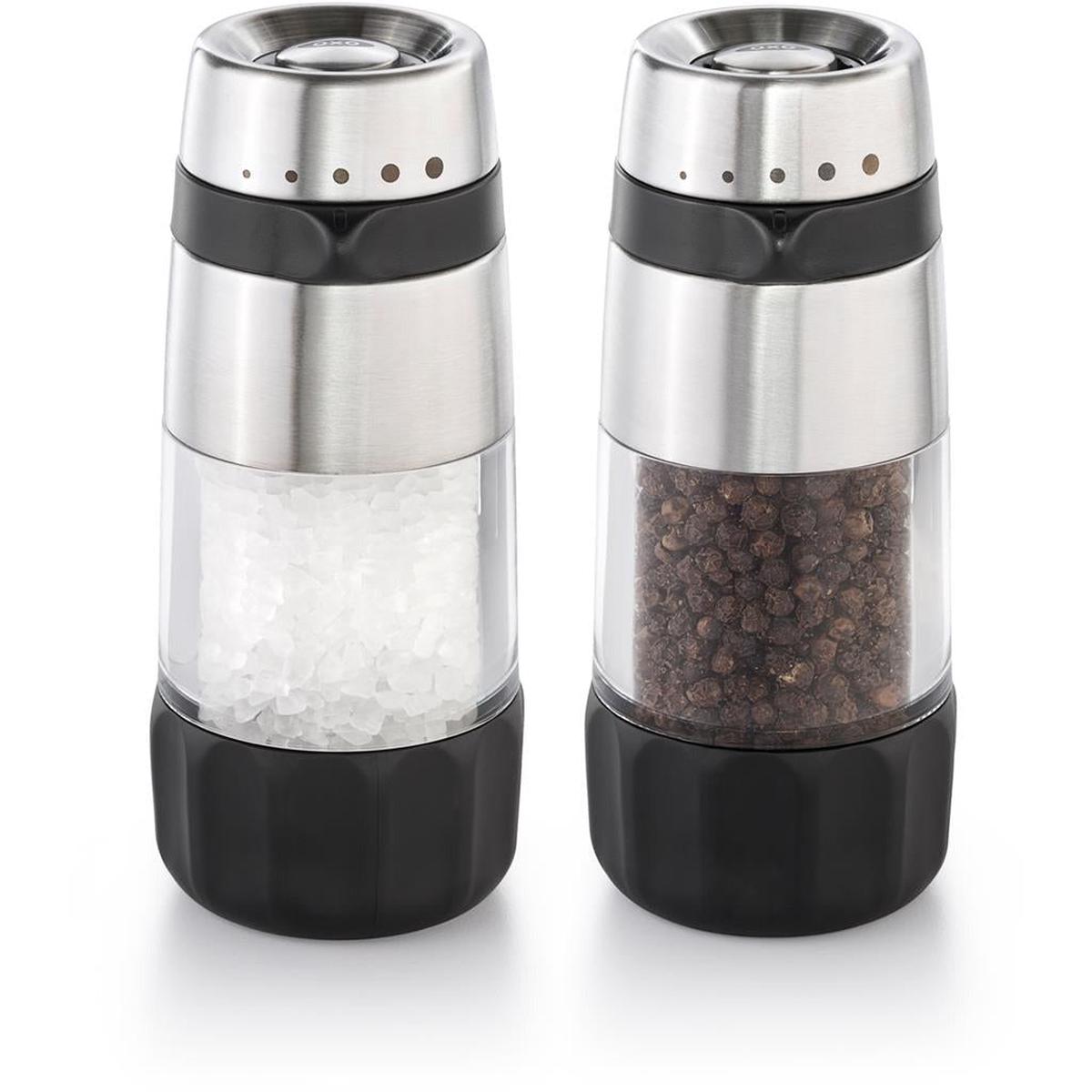 Good Grips Accent Mess Free Salt and Pepper Grinder Set