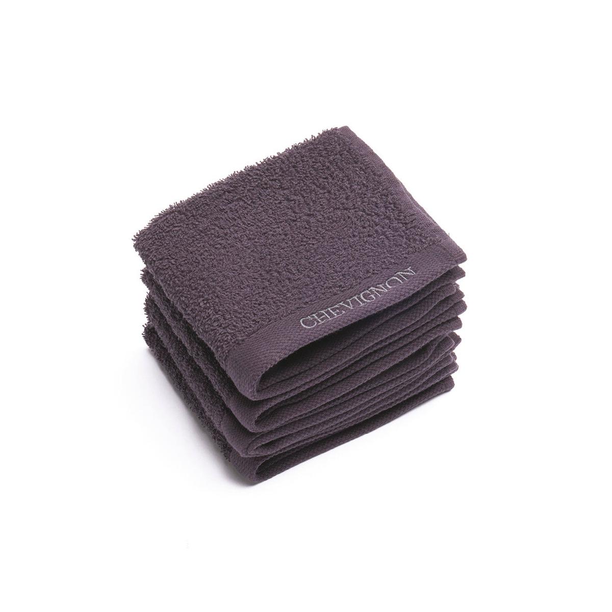 Guest towel combed cotton LT - Lagon - Dark grey