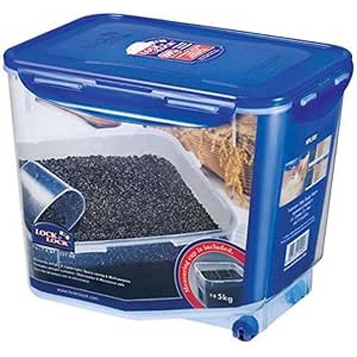 Lock & Lock Rice Case With Cup 12 L - Blue