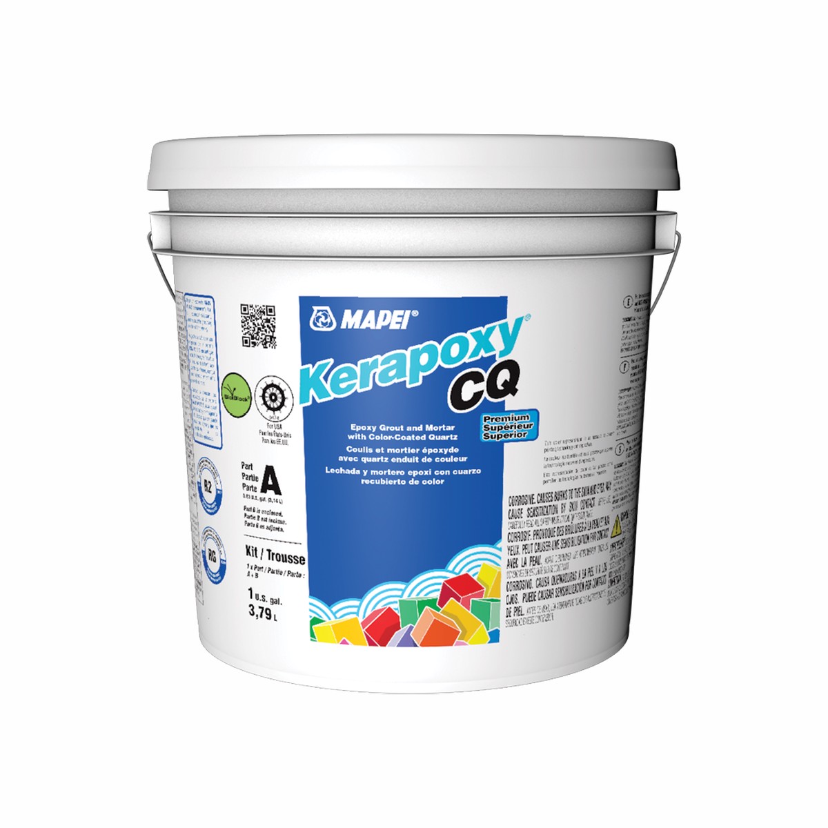 MAPEI Kerapoxy CQ Premium Epoxy Grout and Mortar, 10 Black