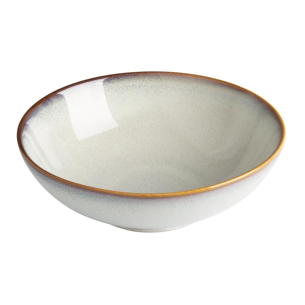 Olympia Drift Grey Plain Coupe Bowl - 205x65mm 8" (Box 4) PAS-FU191