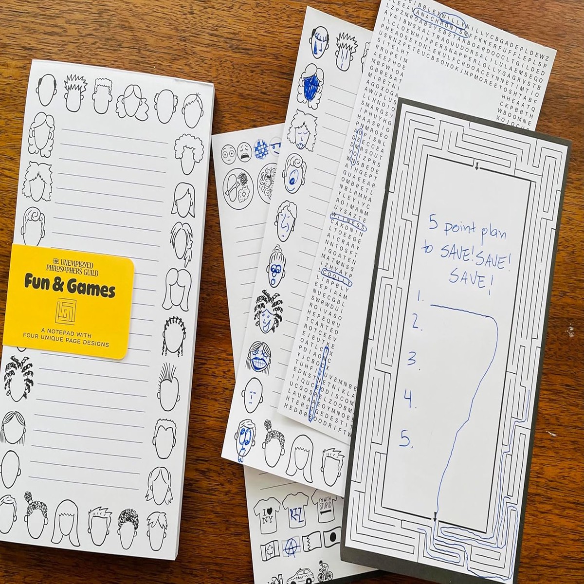 The Unemployed Philosophers Guild - Fun & Games Notepad
