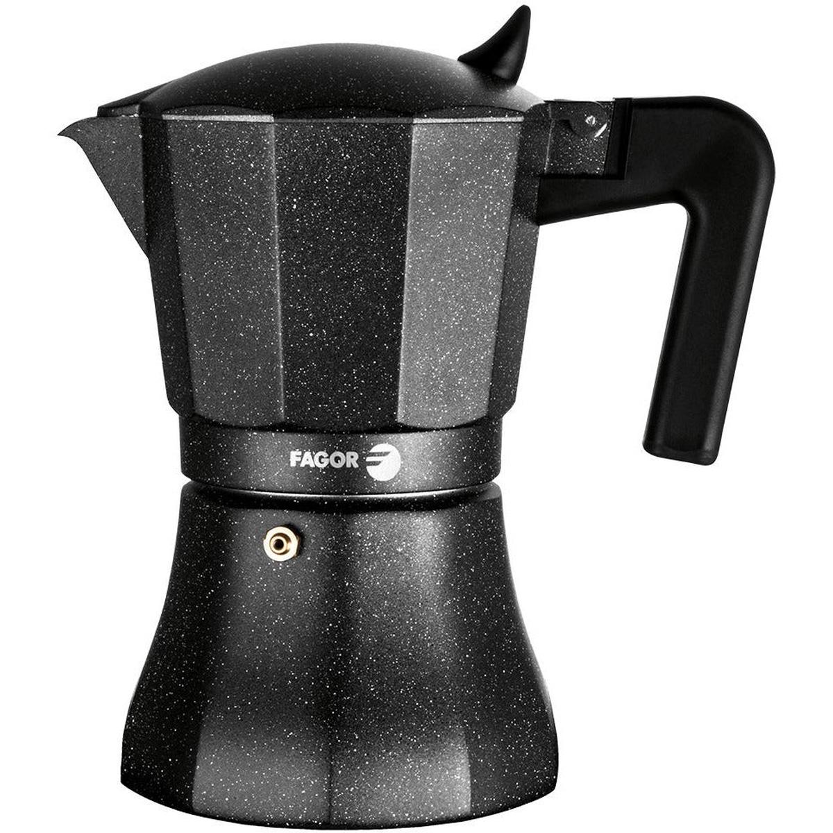 Tiramisu 6 Cup Aluminium Espresso Maker Charcoal