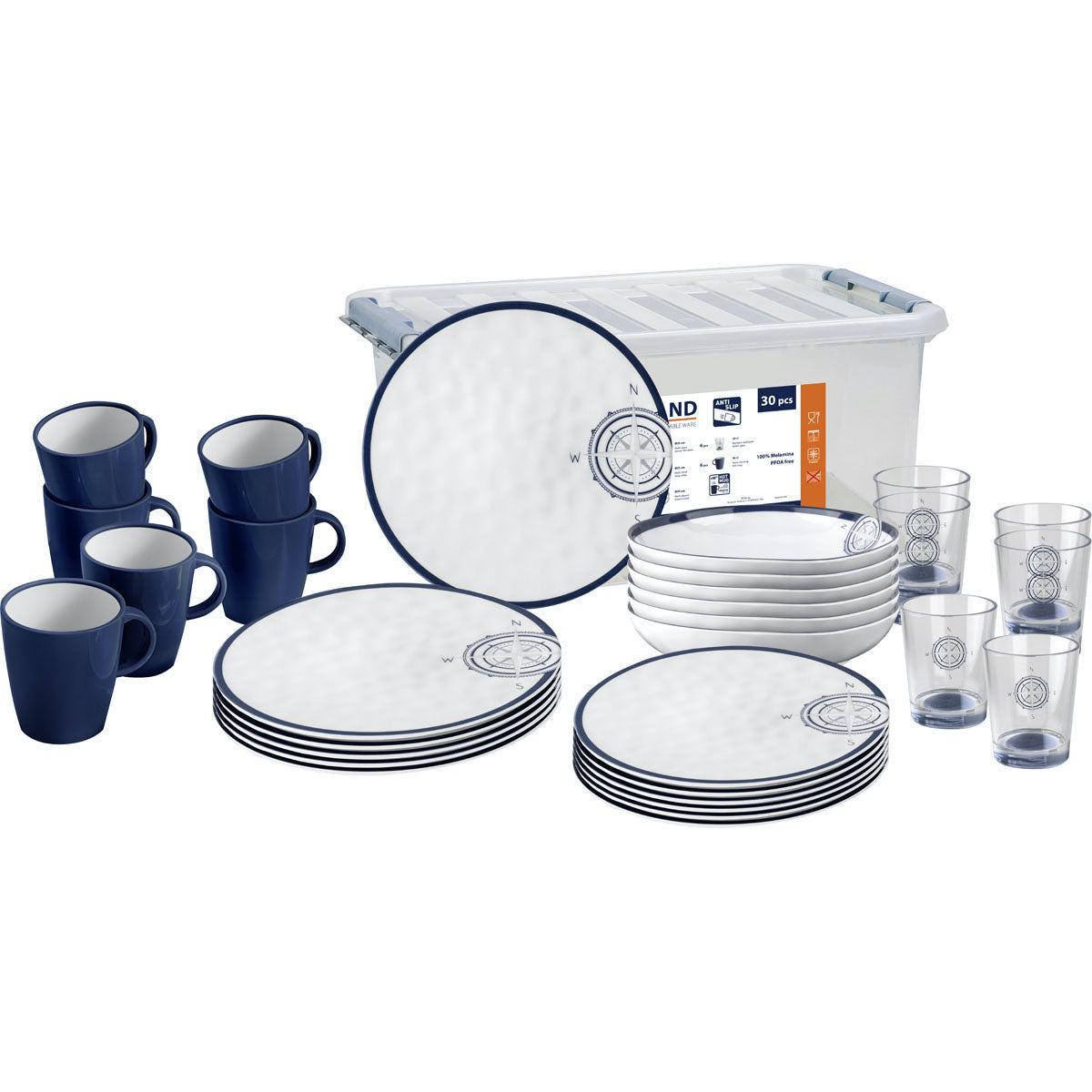 Trem Anti-slip Blue Sand melamine kitchenware