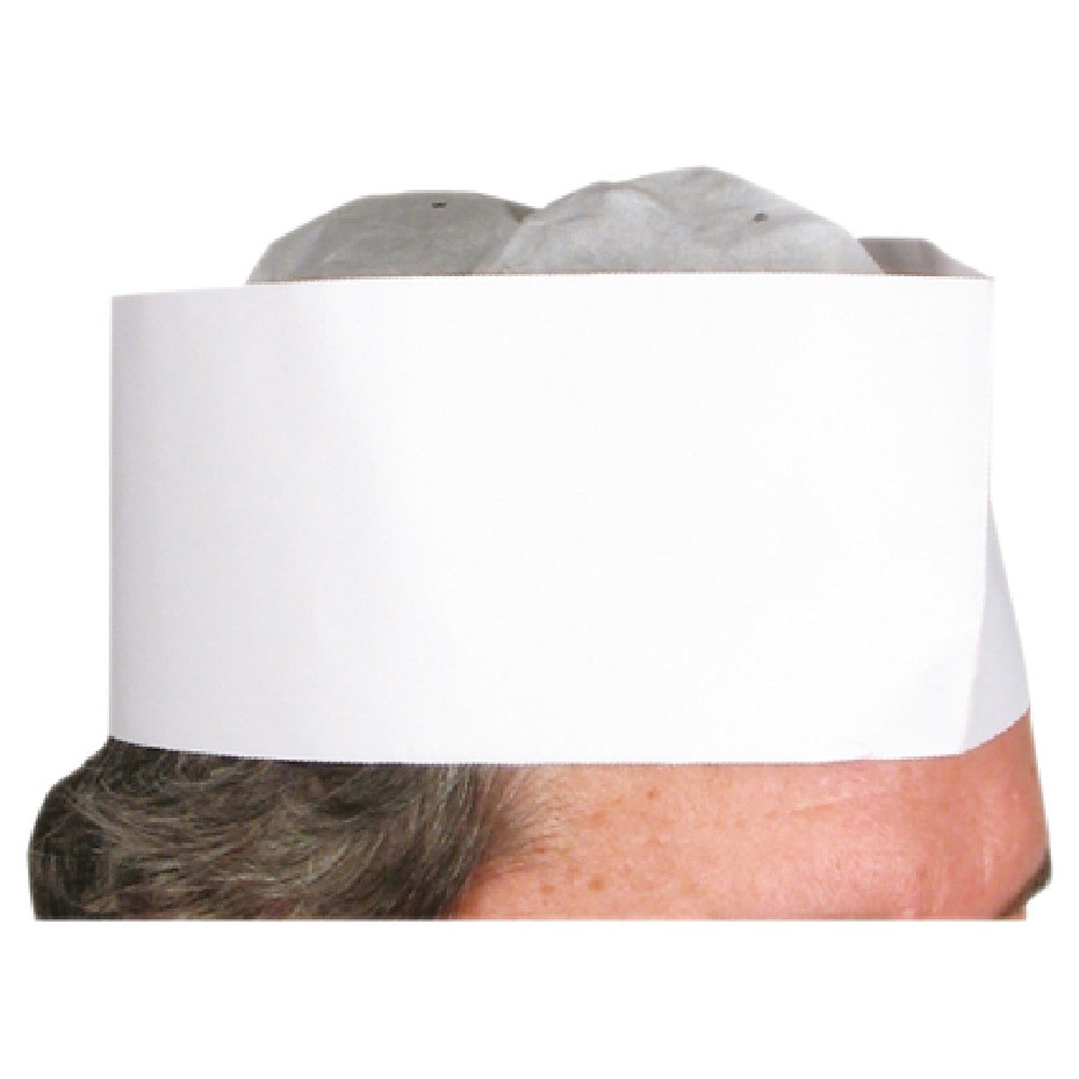 Winco DCH-3 Disposable Chef's Hat 3 Inch Signature Chef 100 Packs