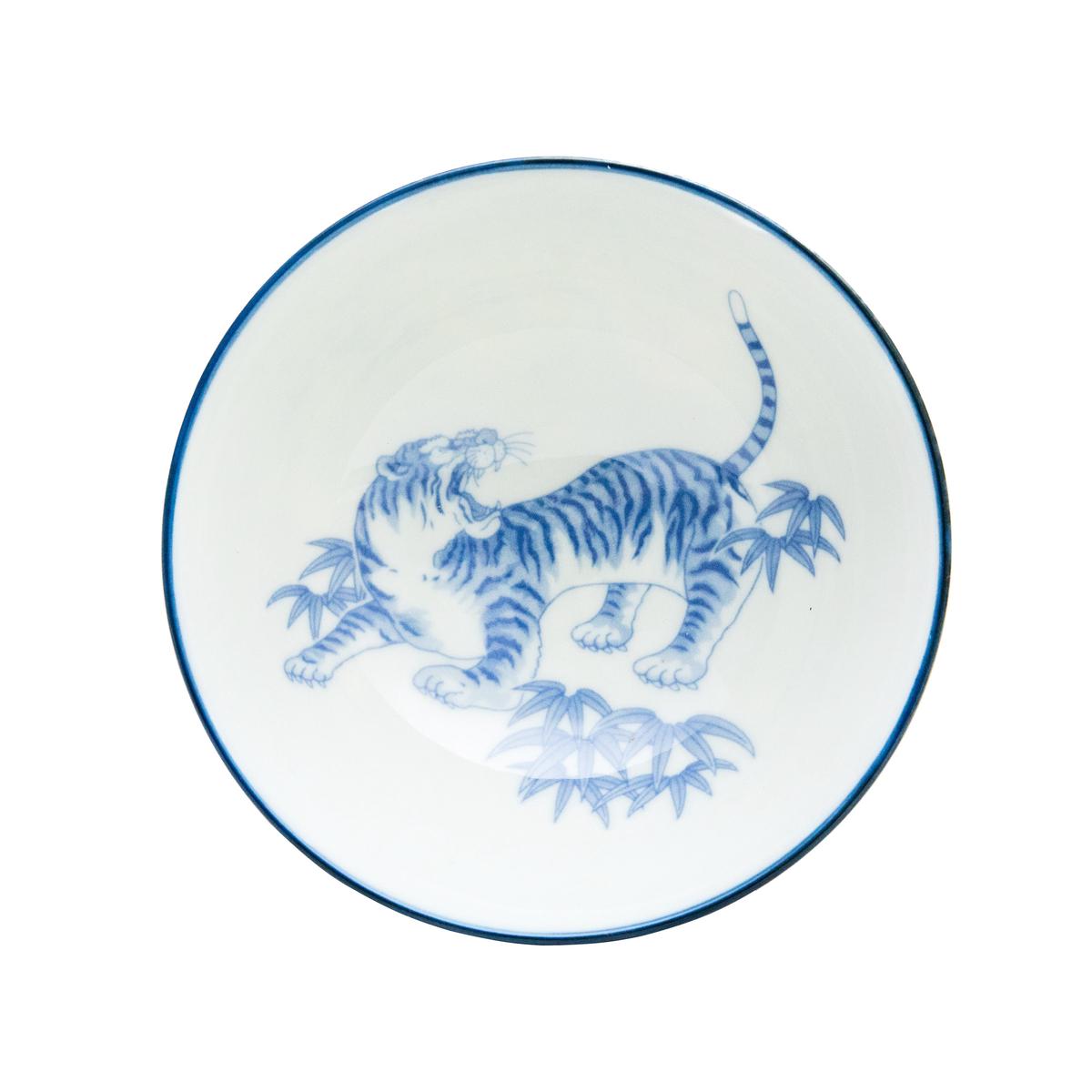 14.2cm Tiger Porcelain Rice Bowl  XL