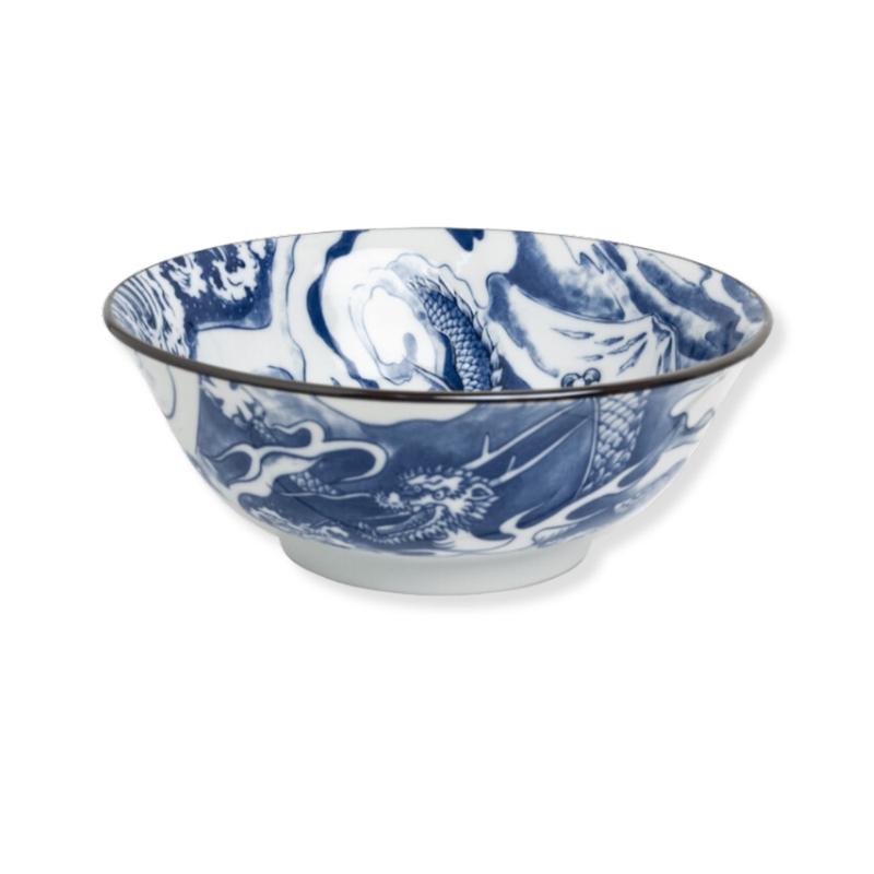 Blue Dragon Japanese Bowl - 19.2cm