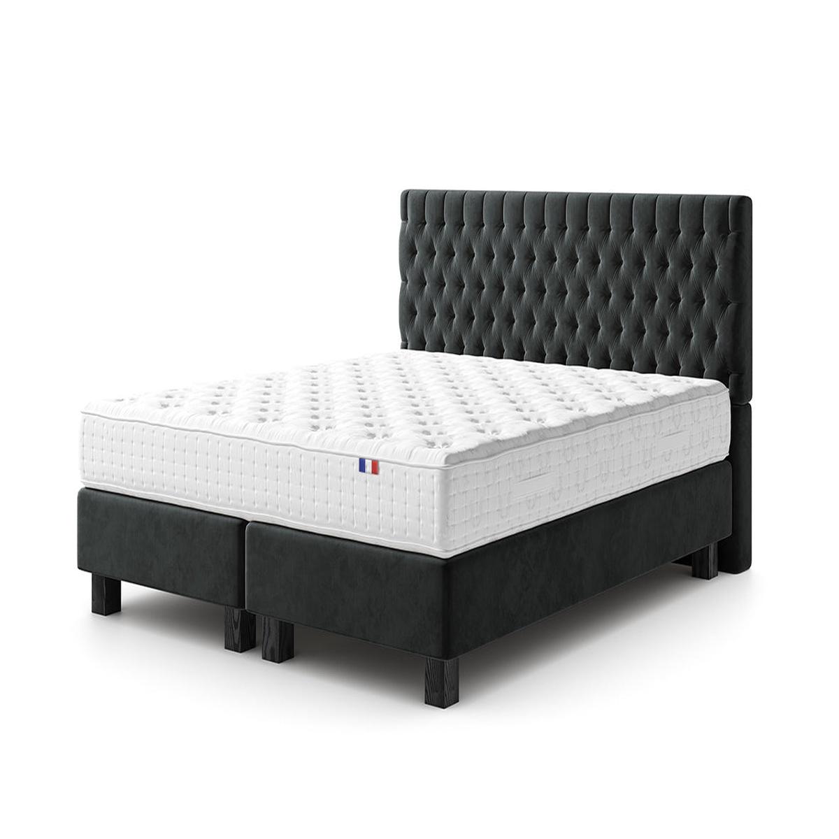Boxspring Chesterfield - 160 x 200 cm | Anthracite