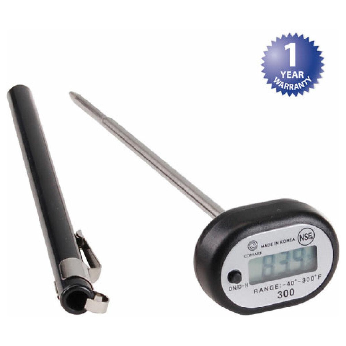 Comark 300NSF Digital Test Thermometer -40 to 300 F Plastic Black