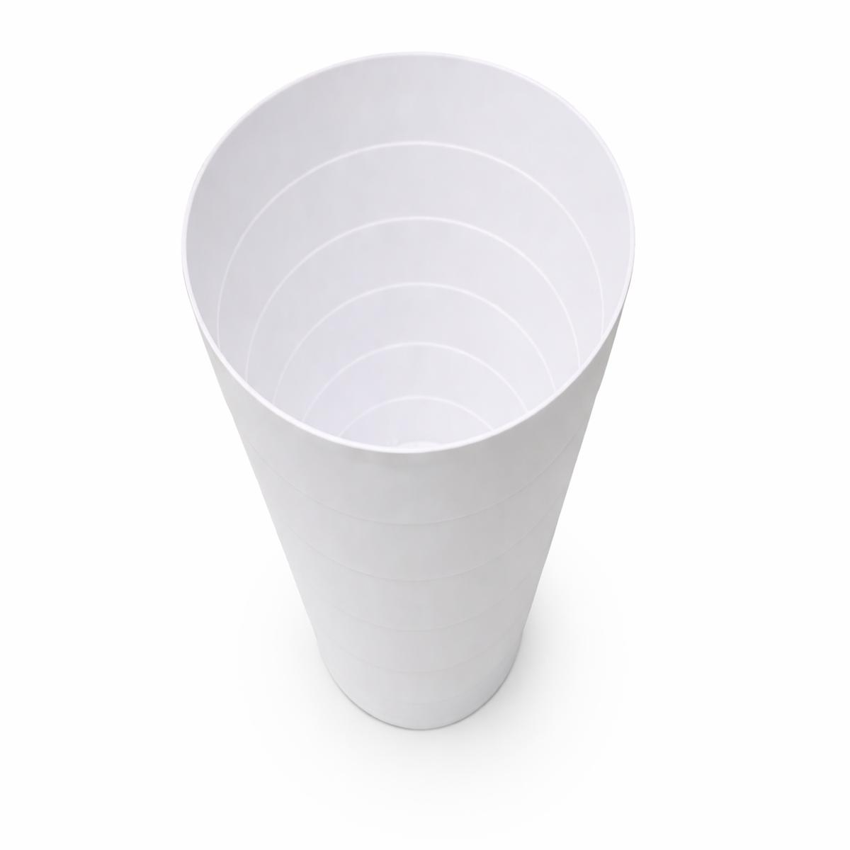 Dustbin  23  24  15.3 Cm -White