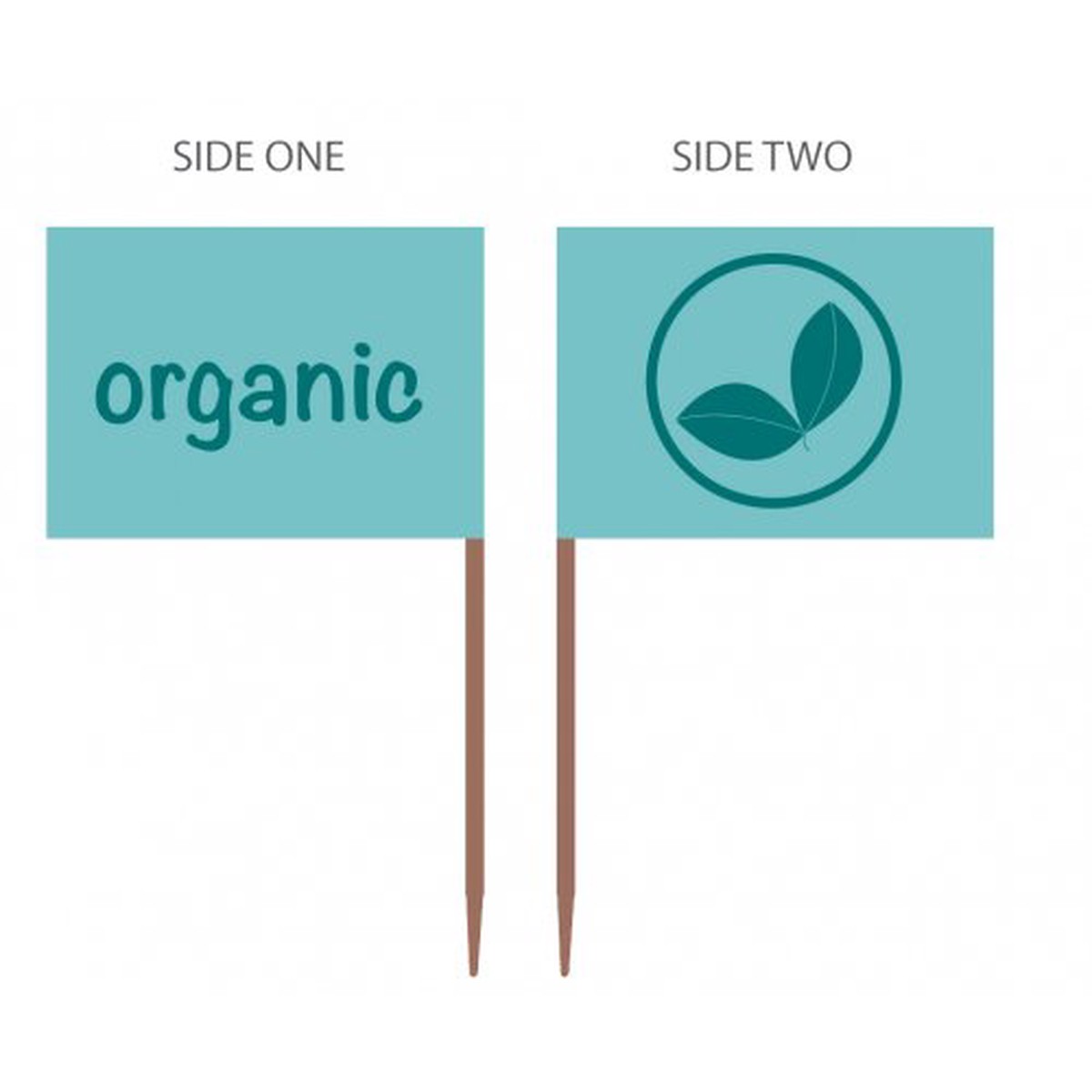 Food Markers "Organic" Box 500