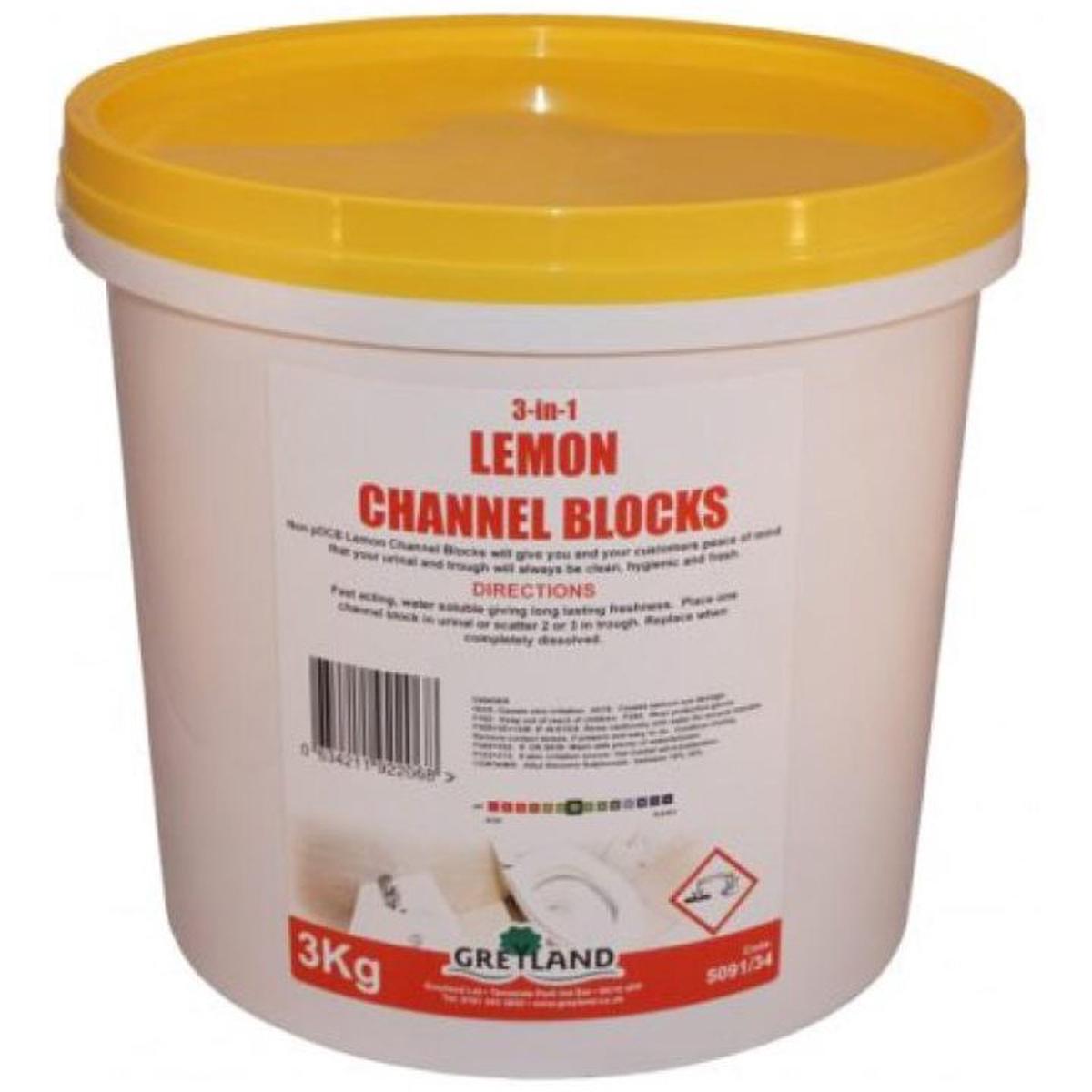 Greyland Lemon Channel Blocks (non Pdcb) - 1x3KG