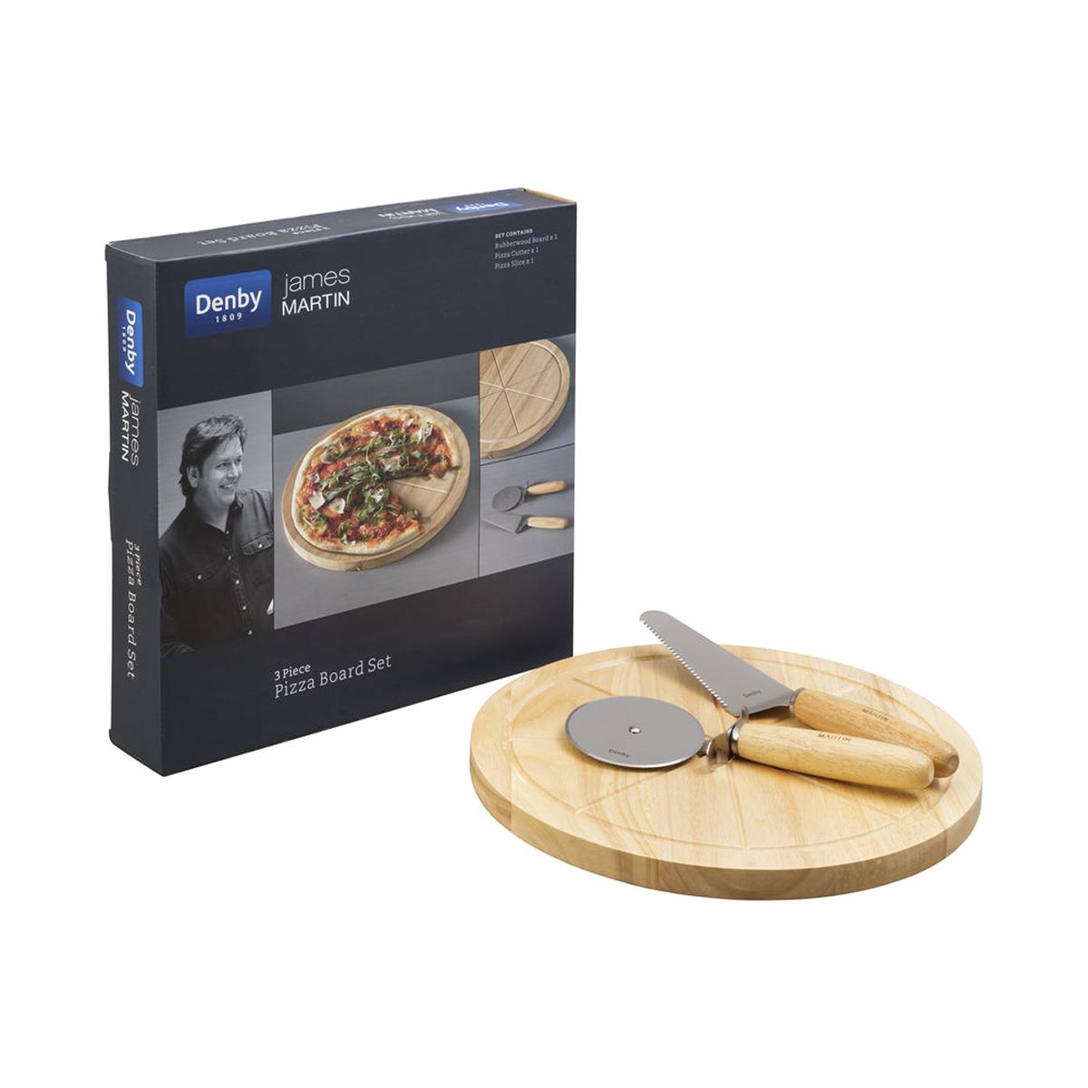 James Martin Pizza Board Cutter Set