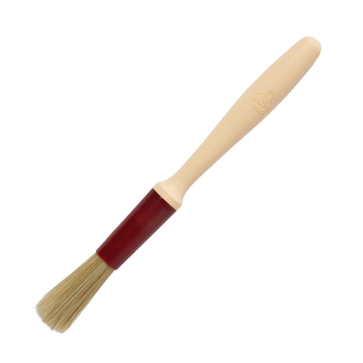Matfer Bourgeat Pastry Brush Natural Bristles Round Head 1.5cm - F242