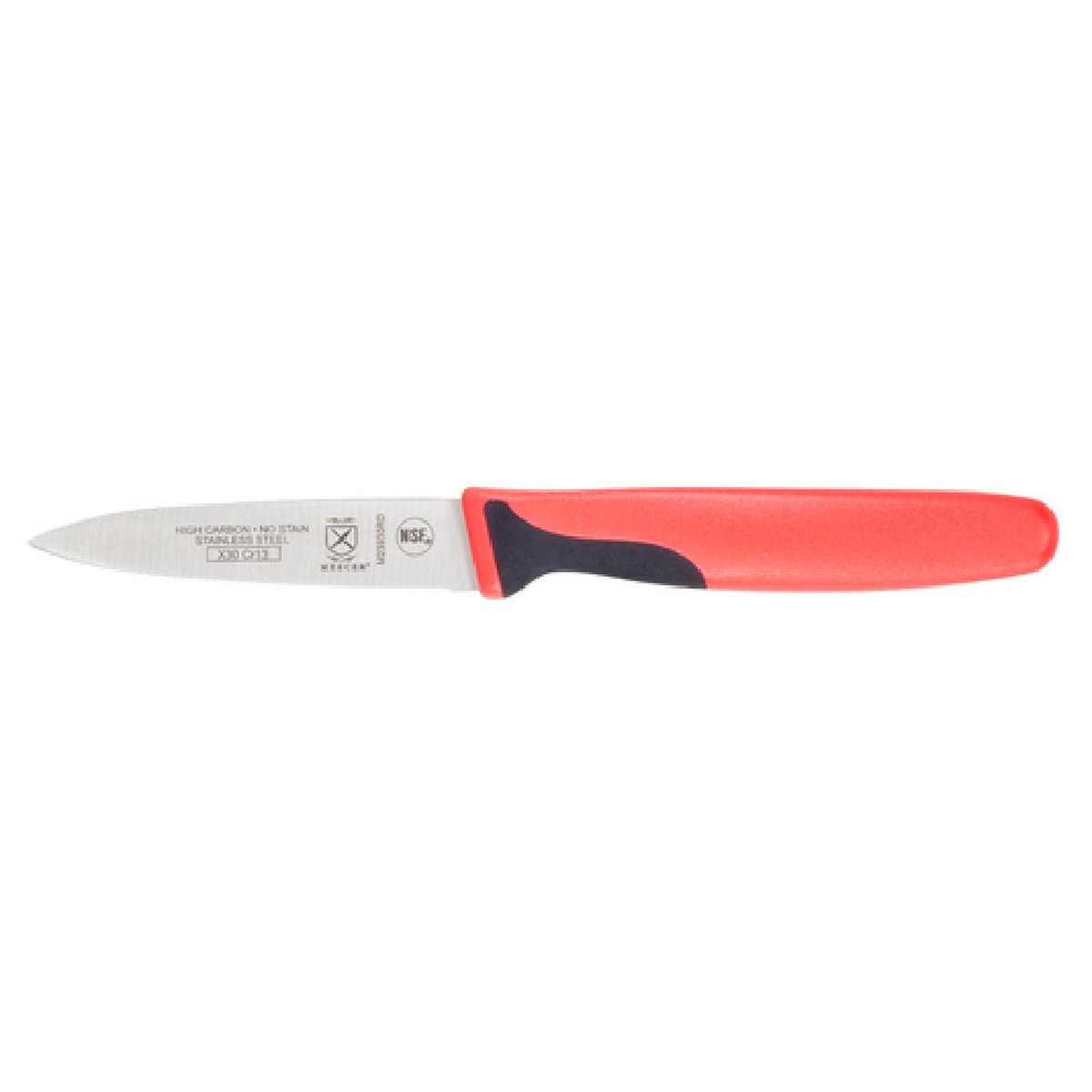 Mercer Culinary M23930RD 3 Inch Blade High Carbon Paring Knife Red Handle