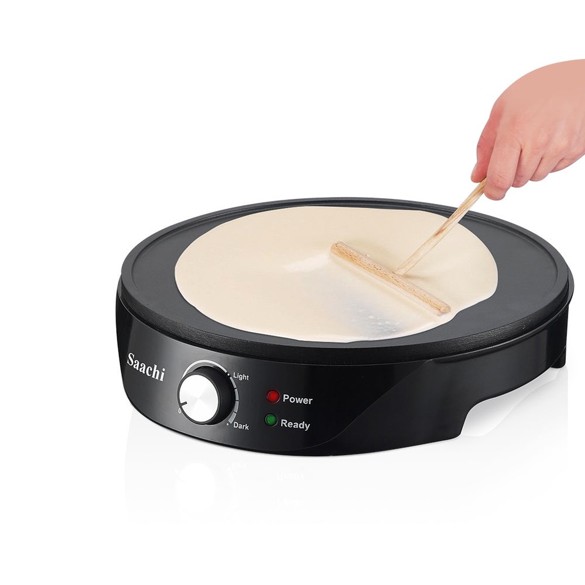 NL-CM-1863 Anjero/Crepe Maker 30cm Non-Stick Electric Griddle for Delicious Crepes