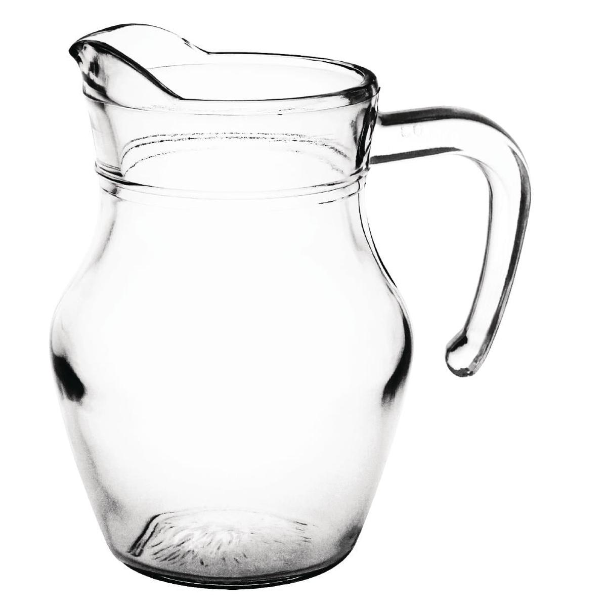 Olympia Glass Jug - 0.5Ltr 16.9fl oz (Box 6) PAS-GM575