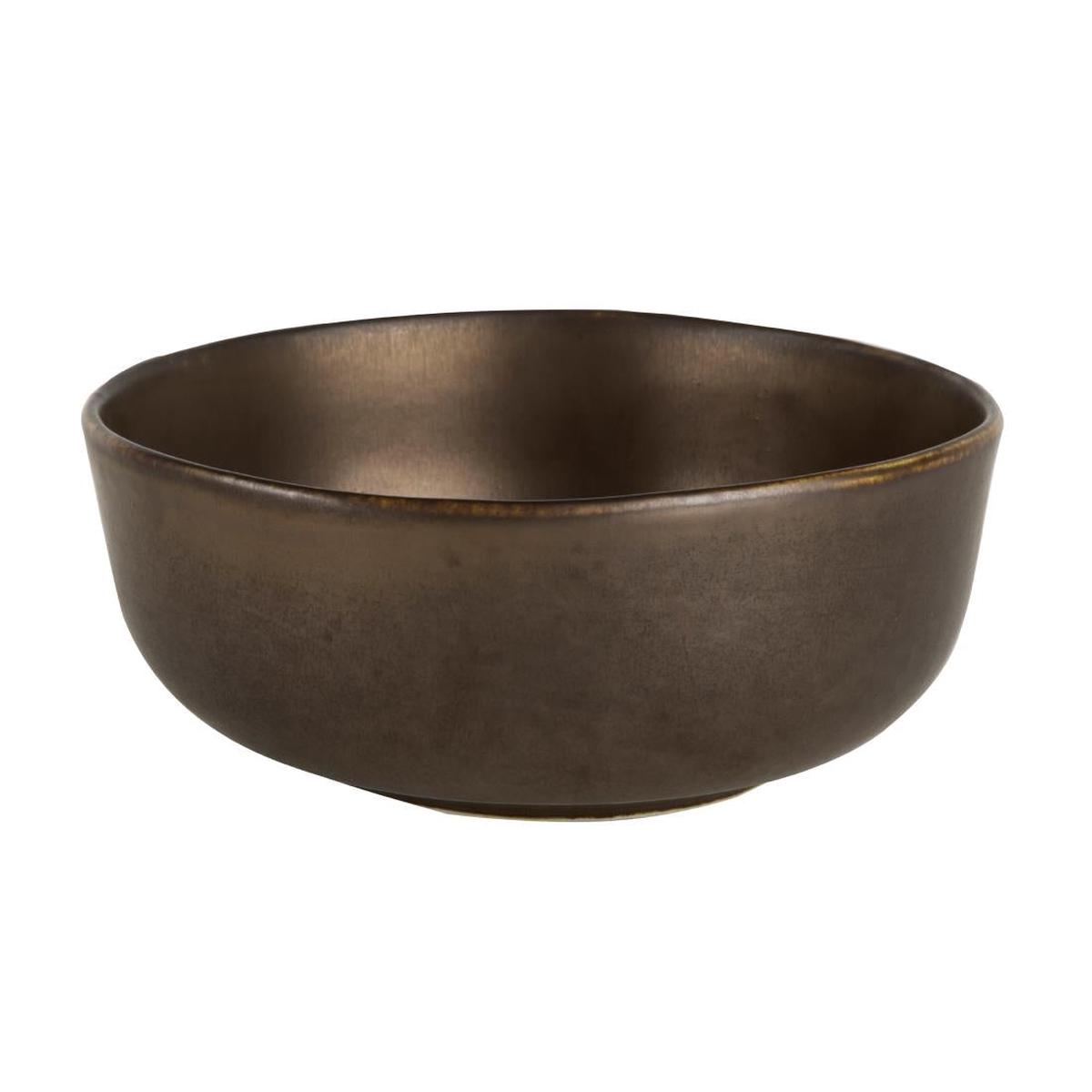 Olympia Ochre Deep Bowls 100mm 250ml (12 Pack) (Pack of 12) PAS-FC289