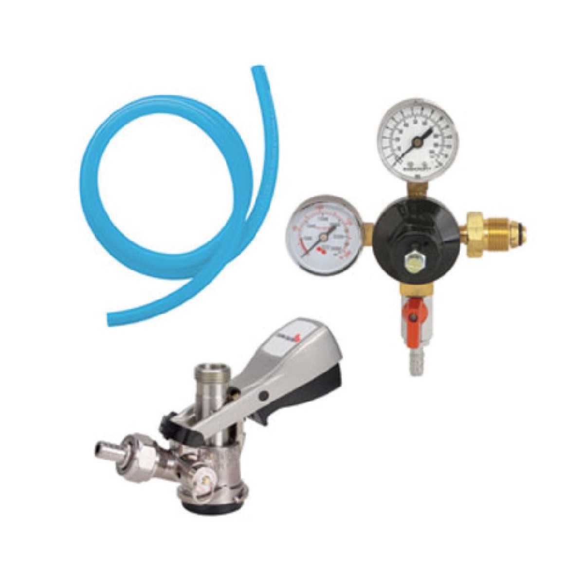 Optional 4 Keg Kit for Draft Wine System With Dual Gauge Regulator, Micro Matic PL-WTK-4