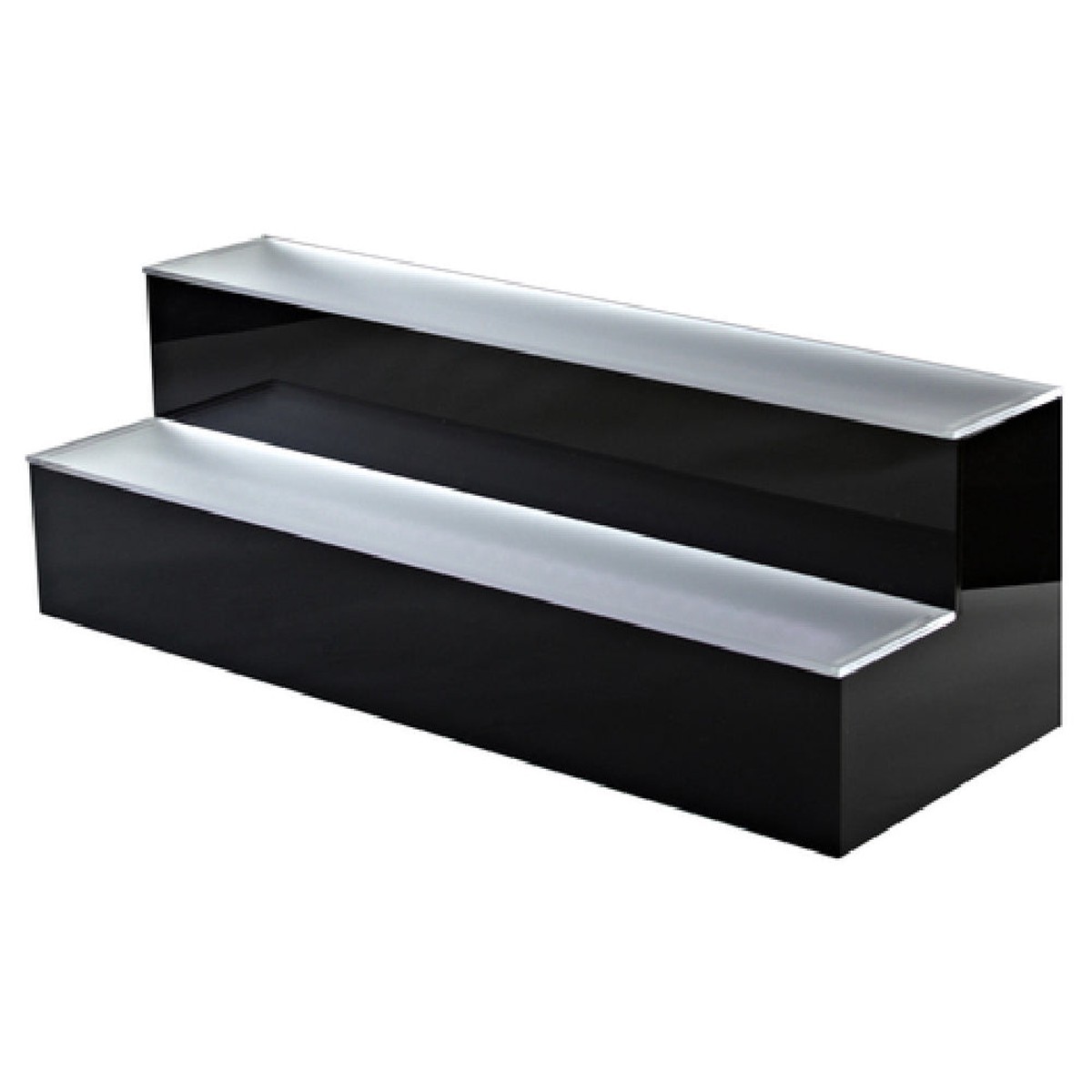Optional 60 Inch Lighted 2-Tier Countertop Liquor Display for Royal Series, Krowne KR-2T60-R