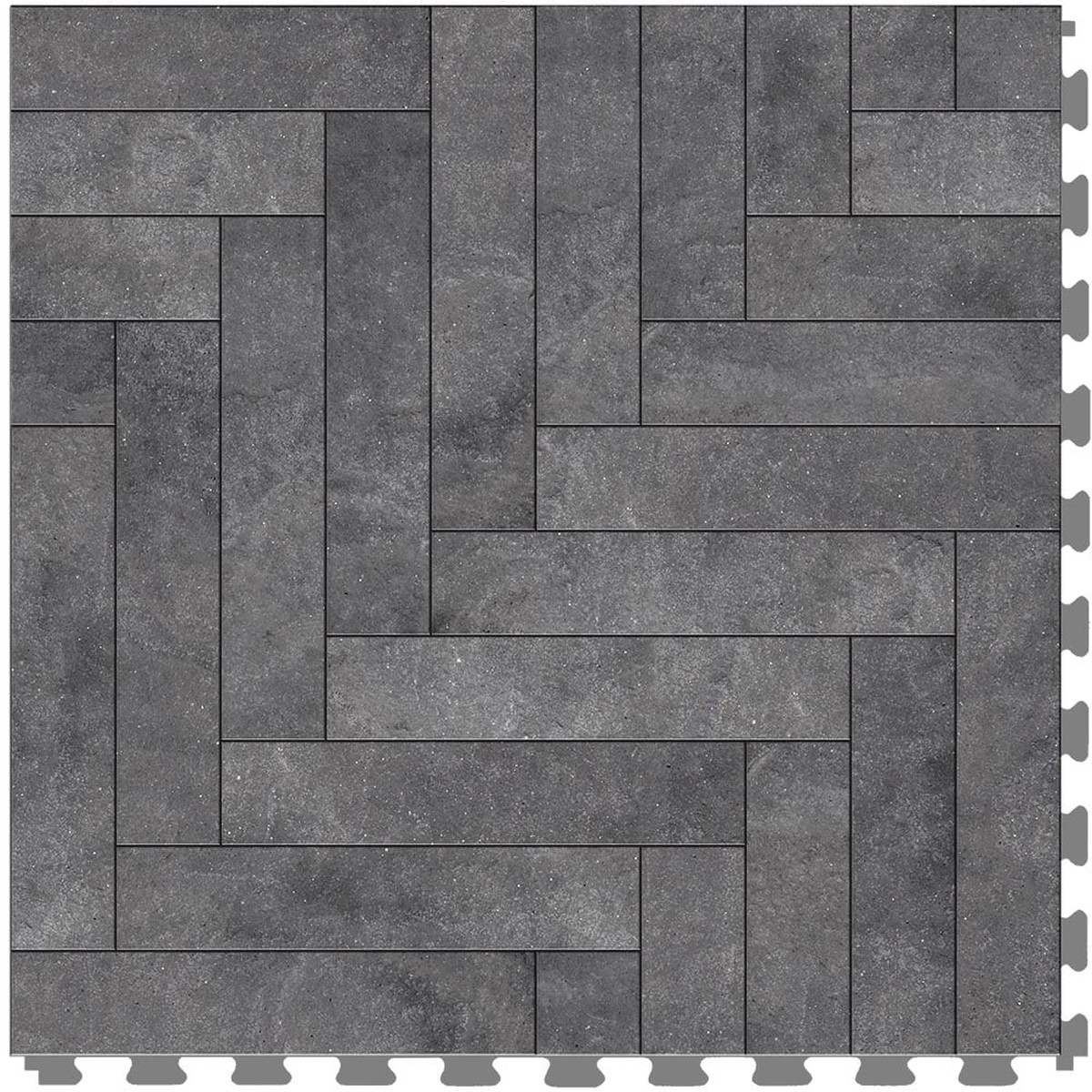 Perfection Floor Tile Master Mosaic 0.05-mil 20-in W x 20-in L Interlocking Vinyl Tile