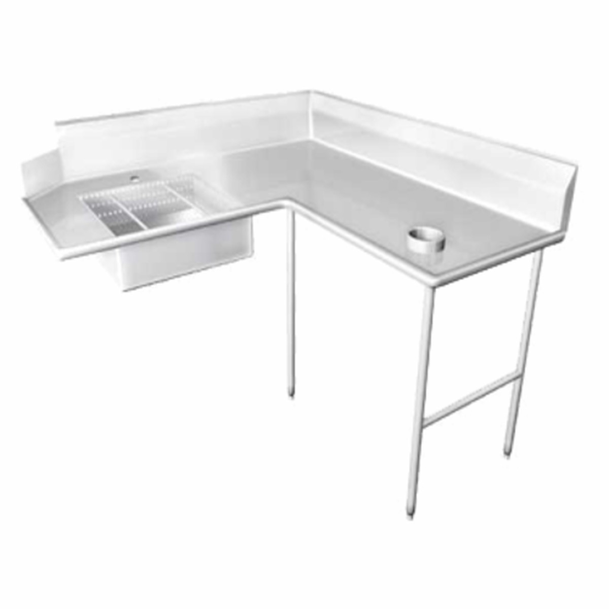 SCSD-72-16 | 0' | Dishtable, Soiled L Shaped