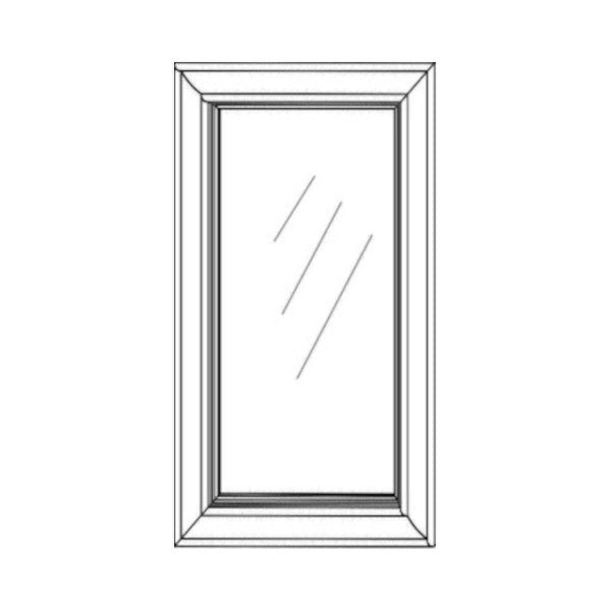 Soda 27" X 36" Glass Door (Textured Glass) - 2 Doors