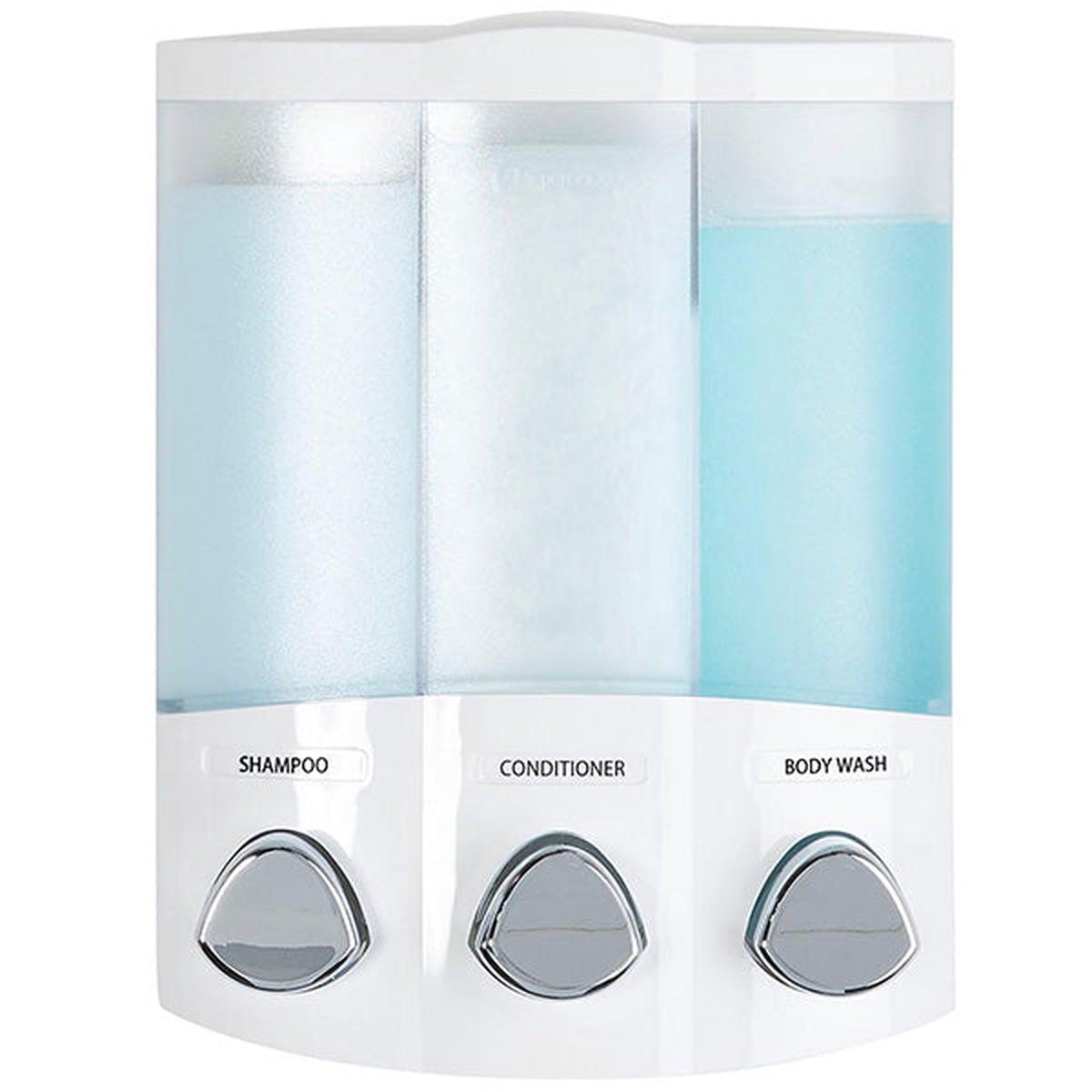 Trio Soap And Shower Dispenser - White