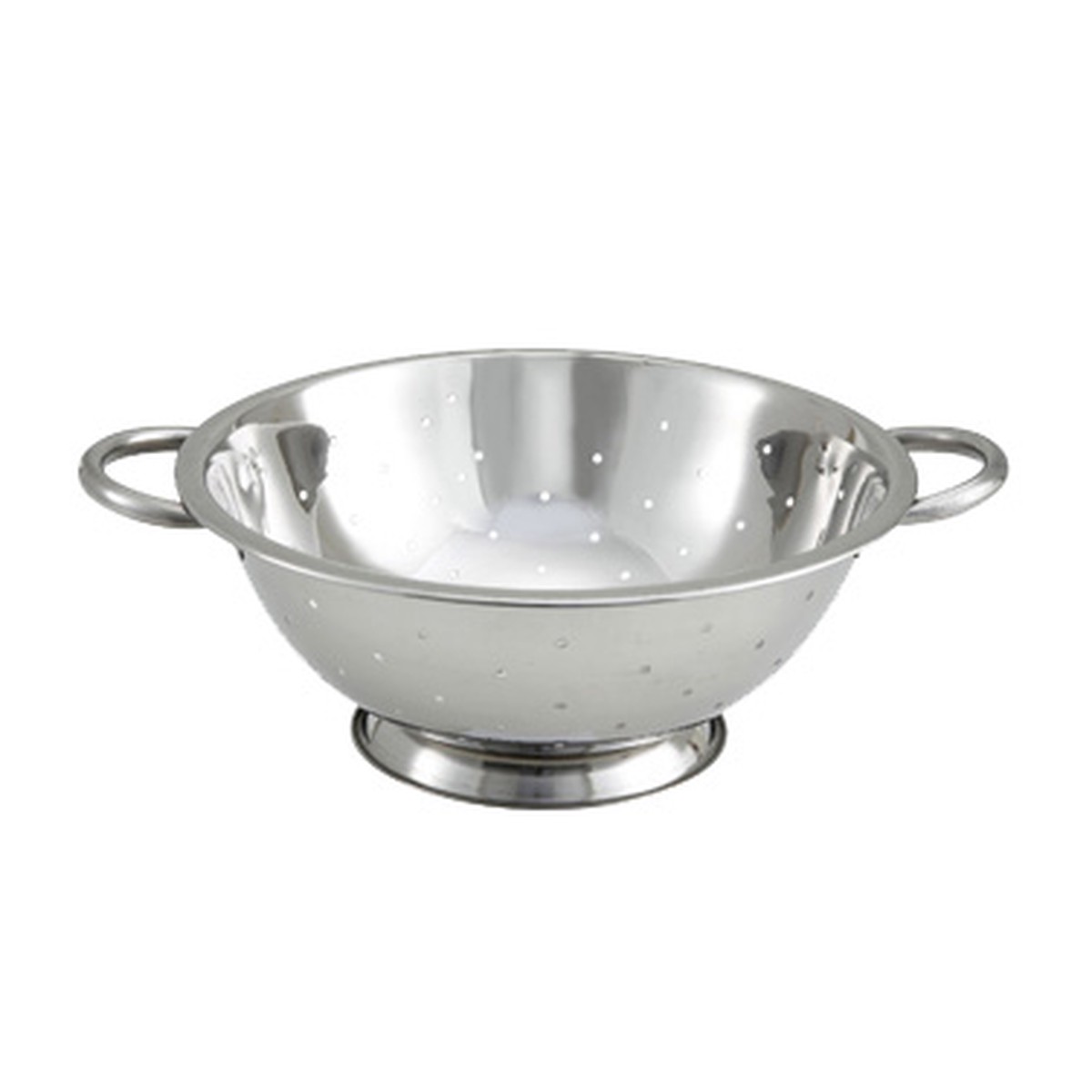 Winco COD-3 Colander, 3 quart, 10" dia., round, stainless steel