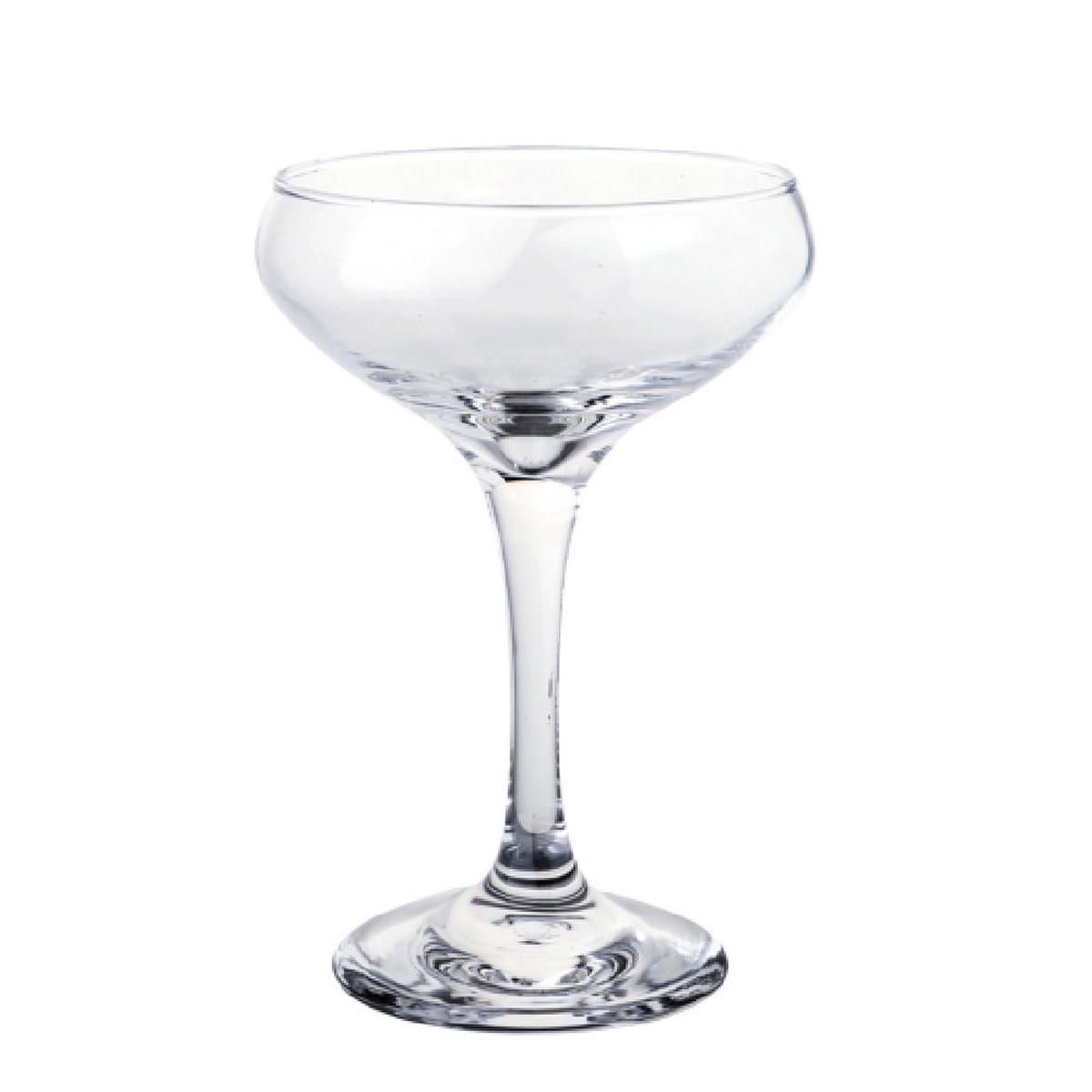Yanco AS-408 8.5 Oz Clear Cocktail Coupe Lead-Free Glassware 24 Packs