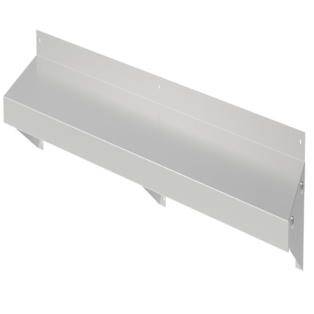 300 SS WALL SHELVES 1600 INCL. BRACKETS