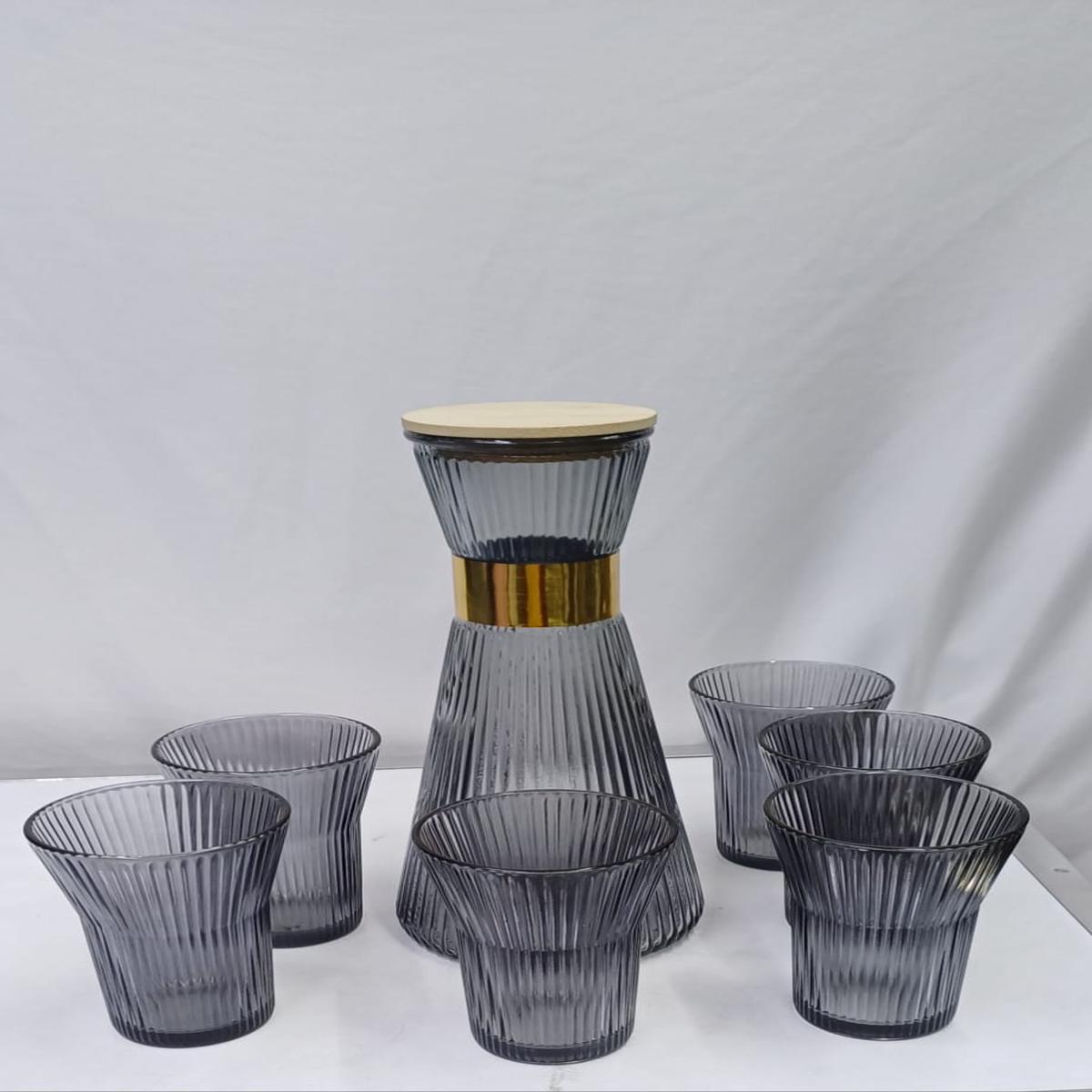7pc Jug and mugs set Nordic water set