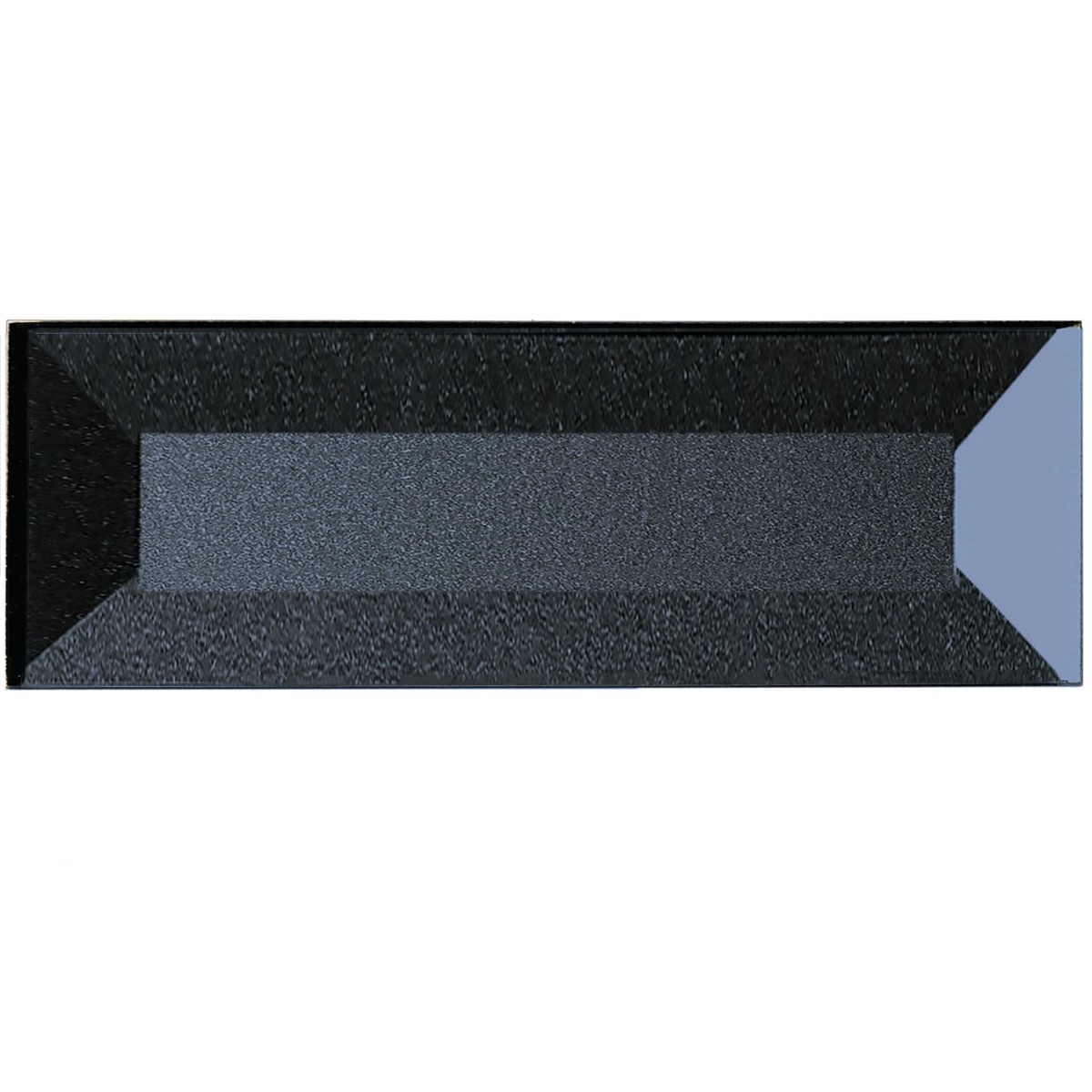 Abolos Secret Dimensions Metallic blue gray 2-in x 8-in Glossy Glass Subway Peel and stick Wall Tile