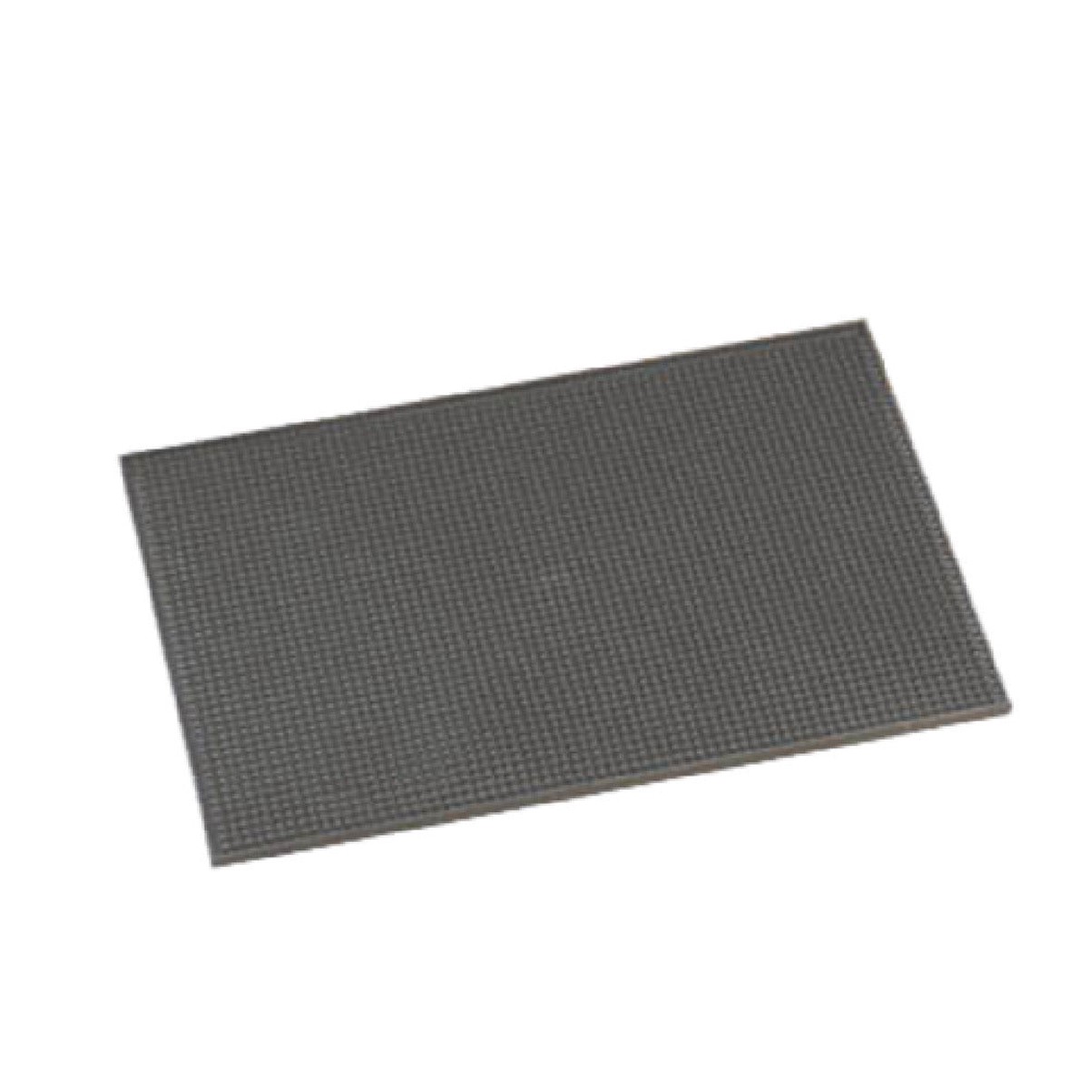 American Metalcraft BLACKBM1218 12 Inch Bar Mat Rubber Black with Descriptors