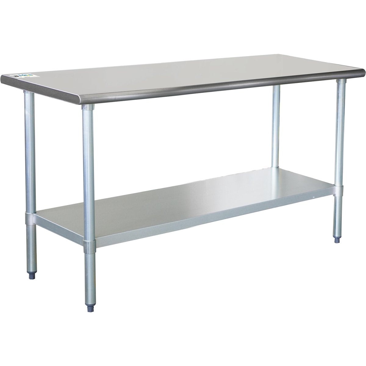 Commercial Work table Stainless steel Bottom shelf 1500x600x900mm | WTG600X1500