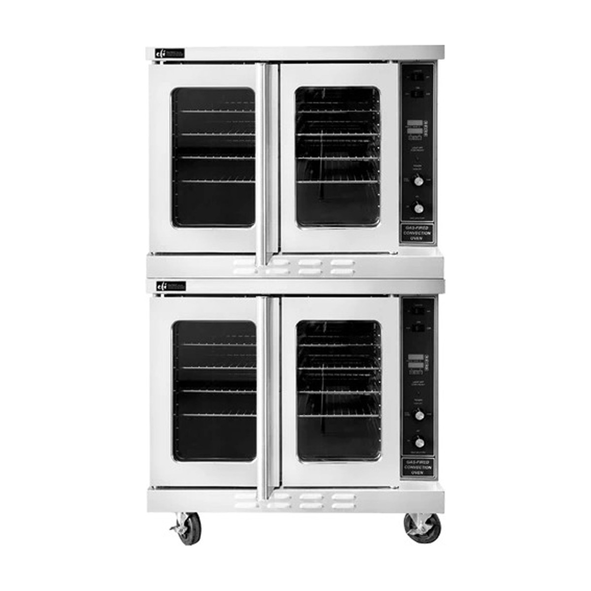 EFI RCTCV-2 38" Double Deck Gas Convection Oven - 92,000 BTU