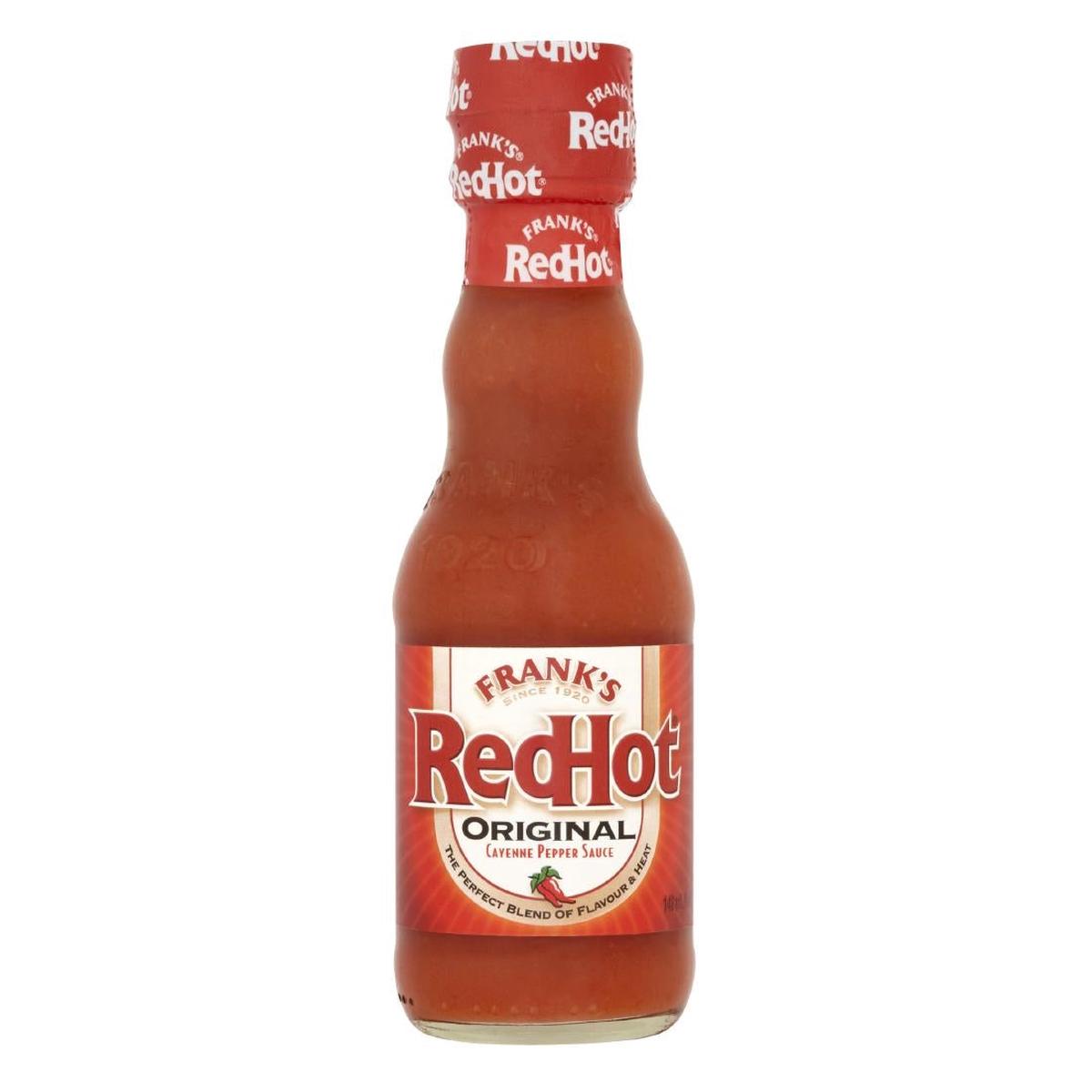 Frank's Redhot Original Cayenne Pepper Sauce 148ml (Pack of 6) - KA086