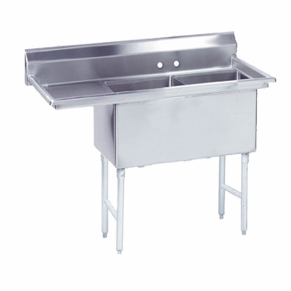 FS-2-1524-24L | 56' | Sink, (2) Two Compartment