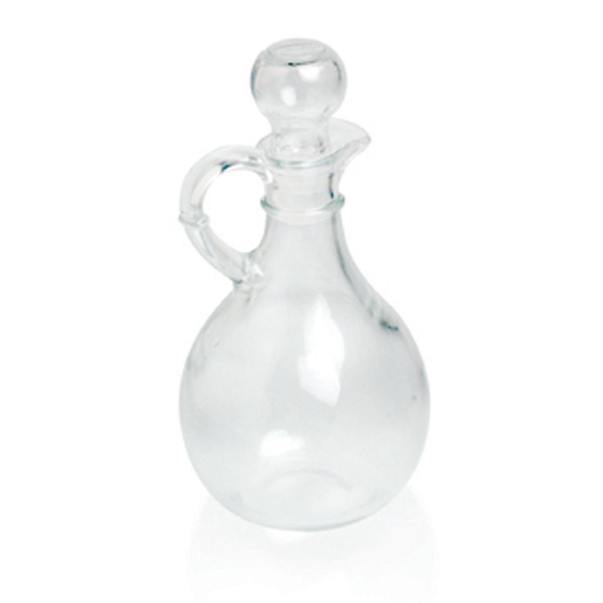 GLASS CRUET WITH STOPPER 10 OZ