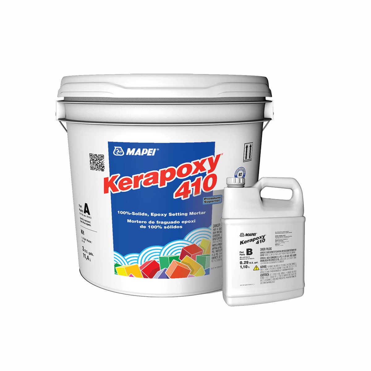 MAPEI Kerapoxy 410 Premium 100%-Solids Epoxy Setting Mortar