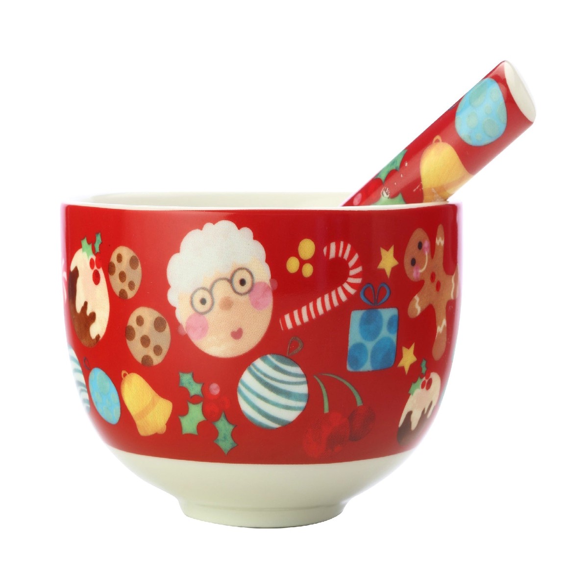 MW Kasey Rainbow Sparkly Season Dip & Spreader Set Red Gift Boxed