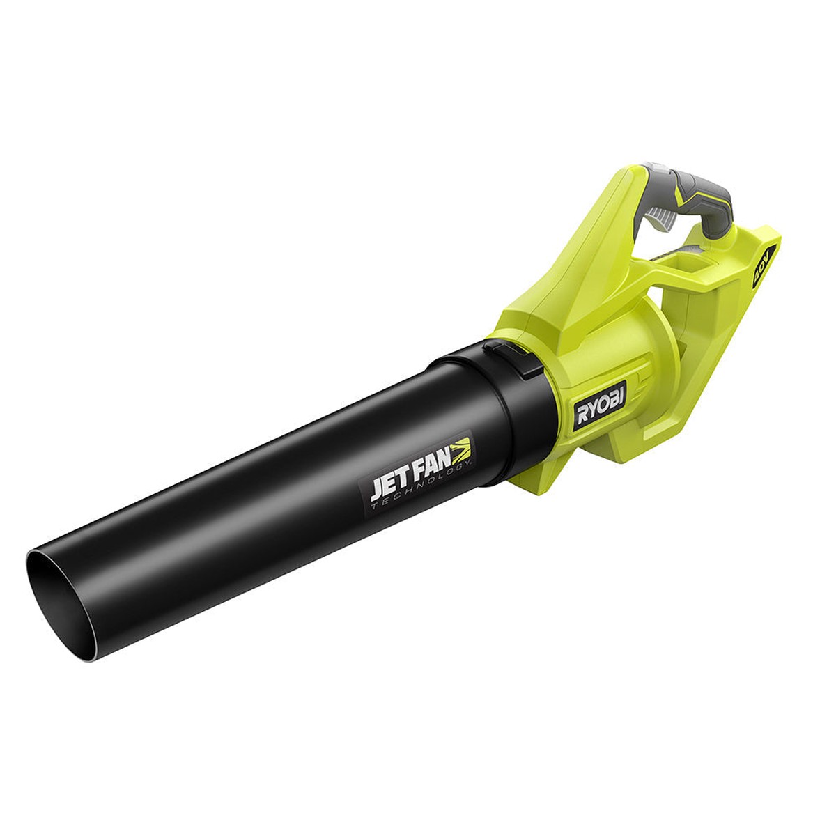 RYOBI 110 MPH 500 CFM Variable-Speed 40V Lithium-Ion Cordless Jet Fan Leaf Blower (Tool Only)