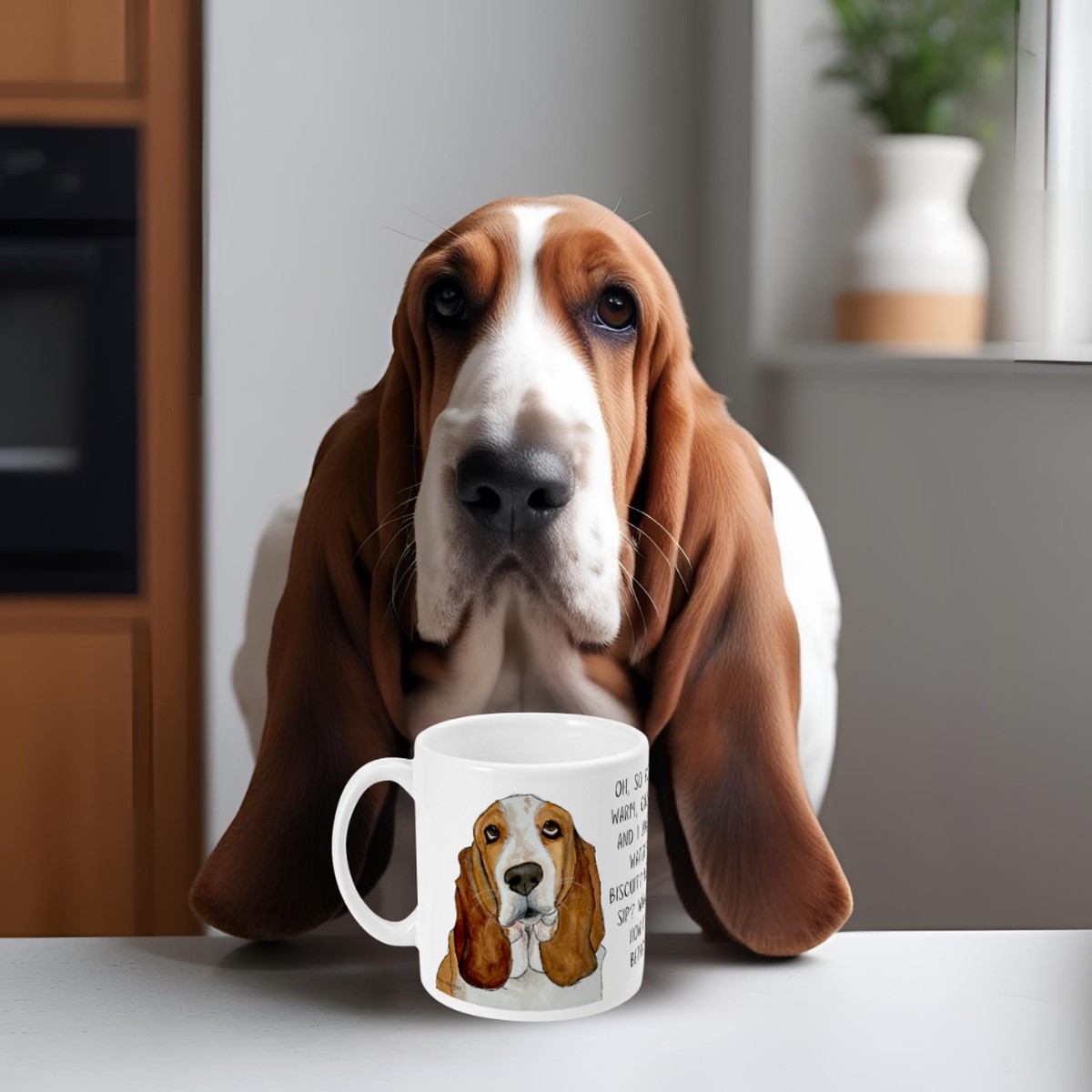 Basset Hound Betrayal Mug Wheres My Biscuit?
