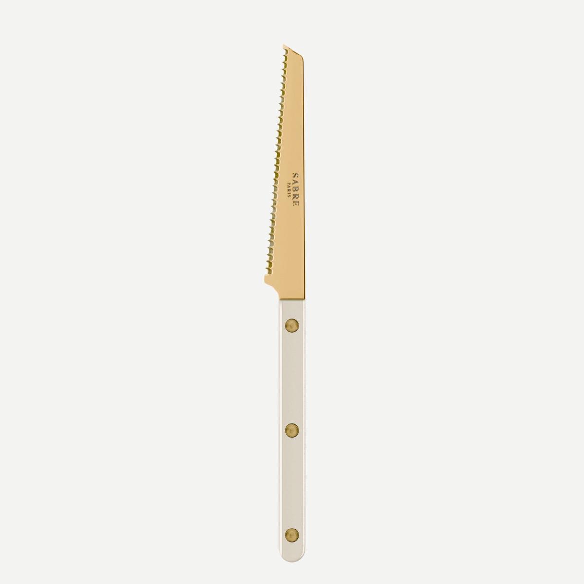 Bistrot Gold color Pearly, Pearl - Tomato knife