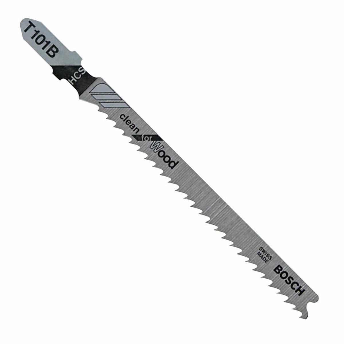 Bosch 5-Pack 4-in T-Shank High-Carbon Steel Jigsaw Blades, 10 TPI (T101B)