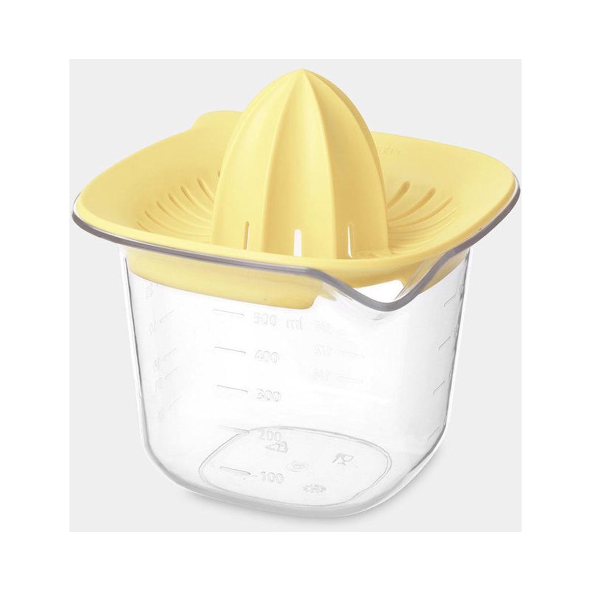 Brabantia Tasty Juceir + Measuring Jug 0.5L #122040-Clear-Yellow