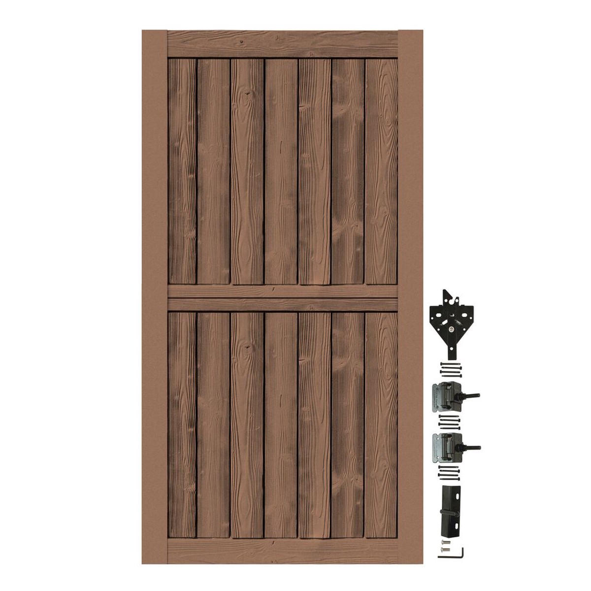 Breckenridge 8-ft H x 4-ft W Red Cedar Privacy Composite Fence Gate