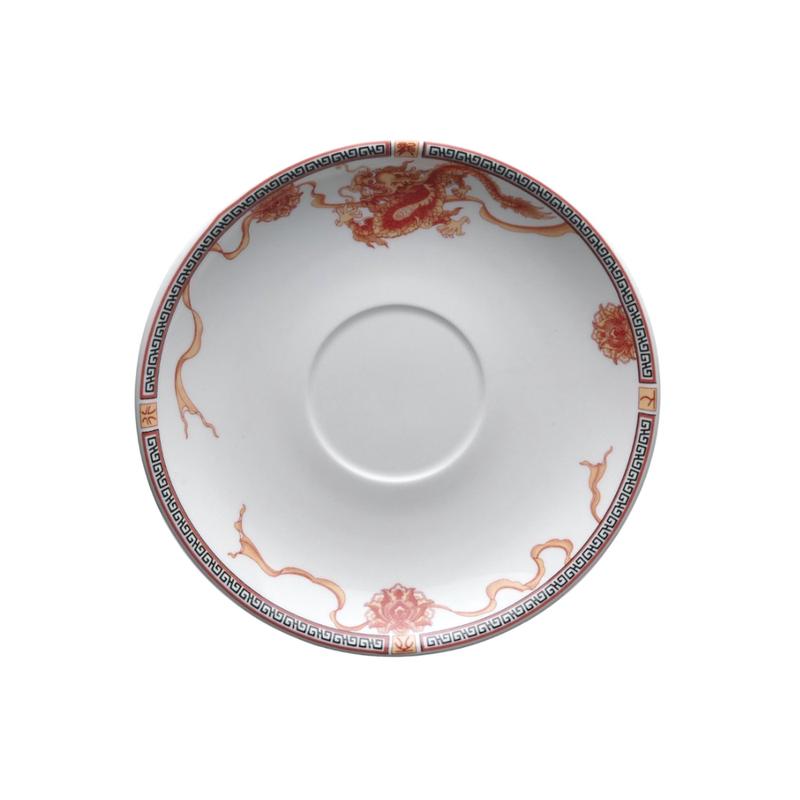 Cameo China Dragon Design Rice Bowl Saucer - 15cm